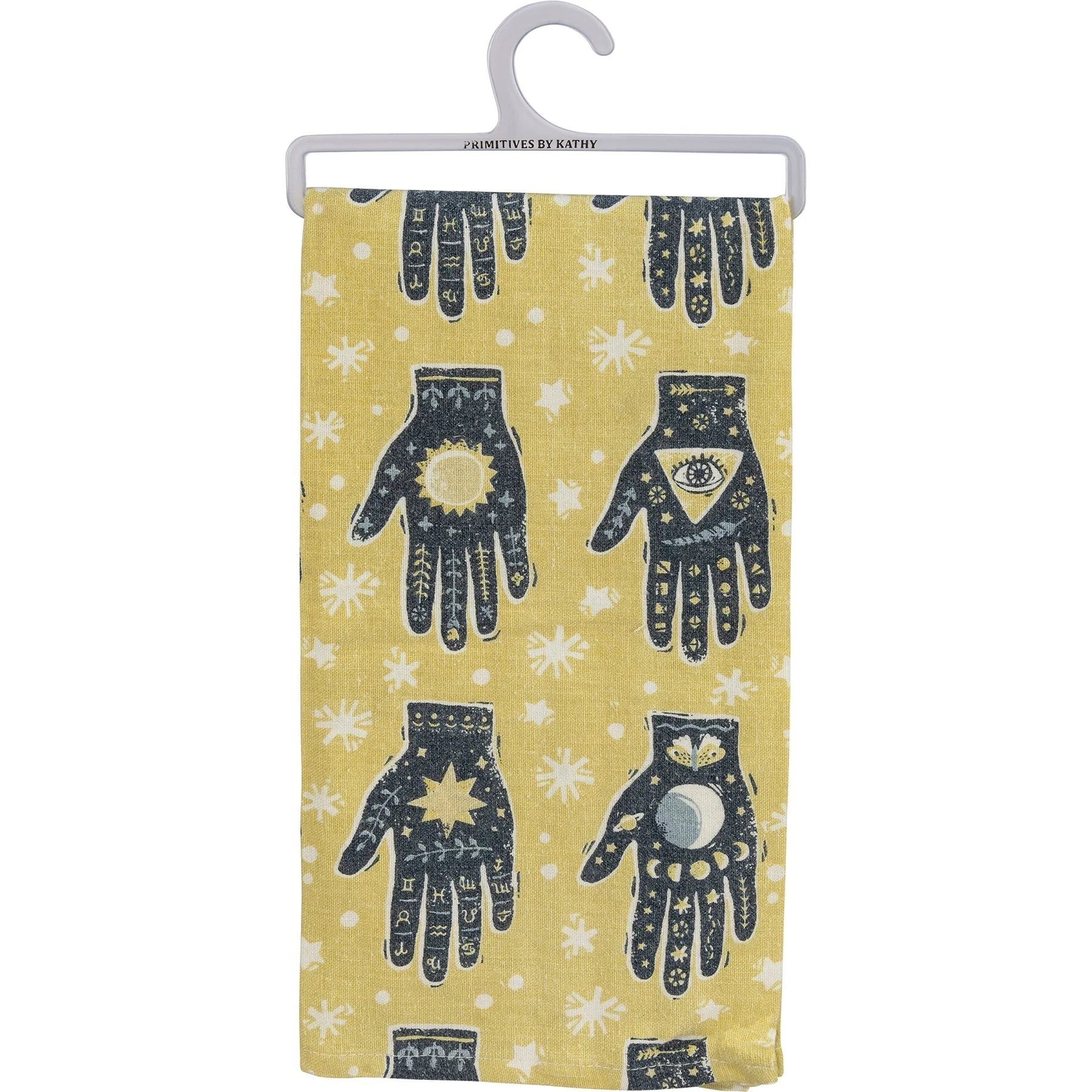 Hello Future Bring It Mystical Hand Dish Cloth Towel | All-Over Astrology Design | 20" x 26" - Image 4