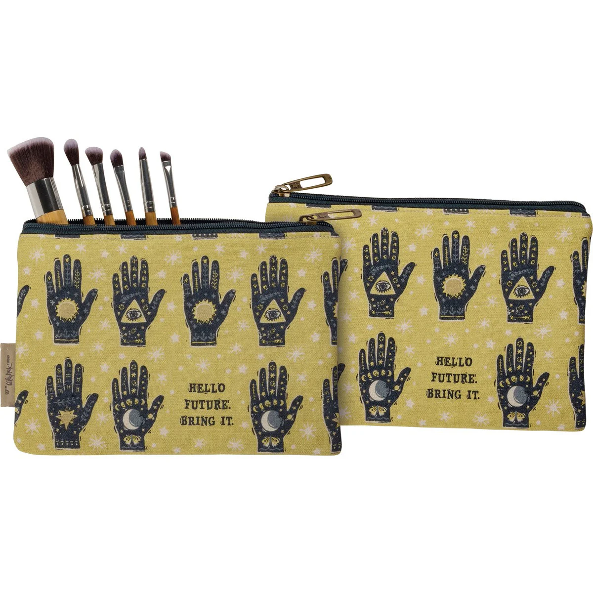 Hello Future Bring It Zipper Pouch | Mystical Pencil Case Organizer | 9.75" x 6.50" | Gift for Her - Image 5