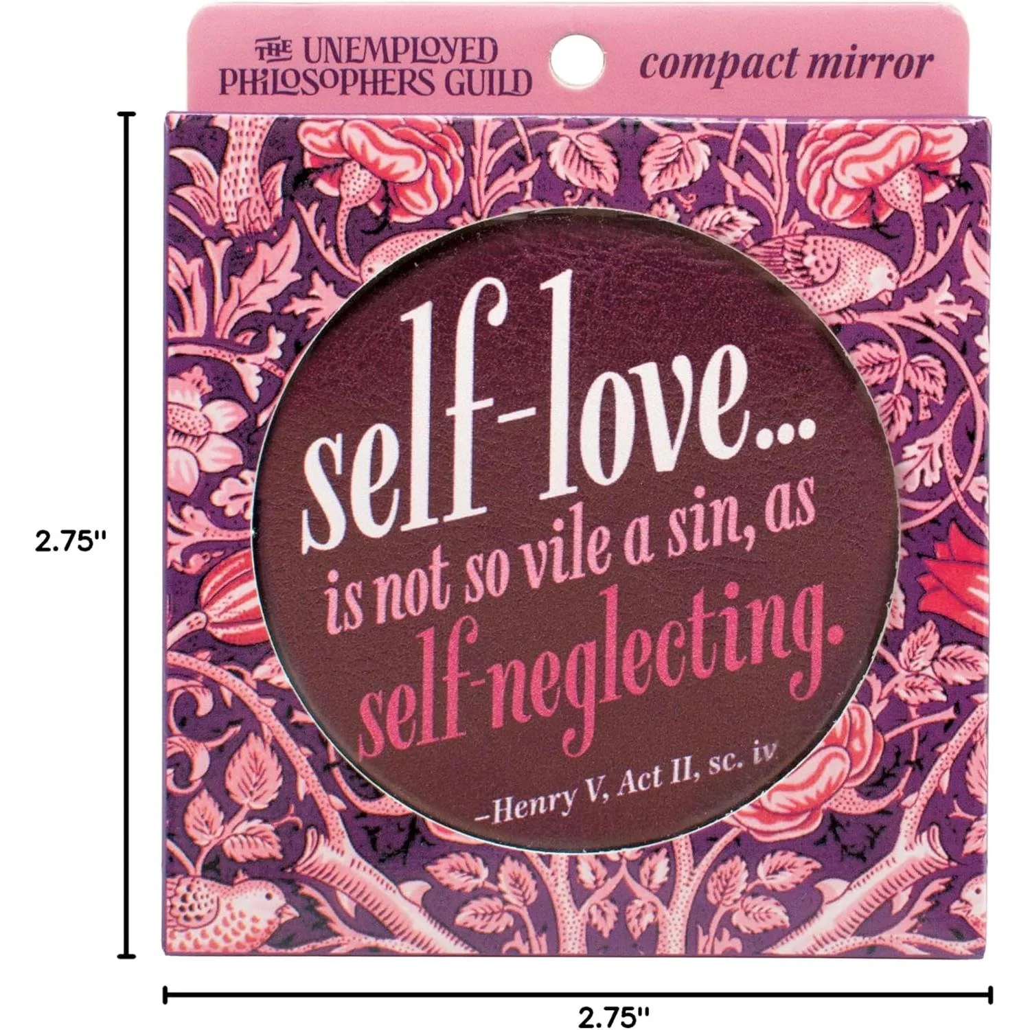 Henry VIII Self-Love Compact Mirror | Face Pocket Mirror - Image 5