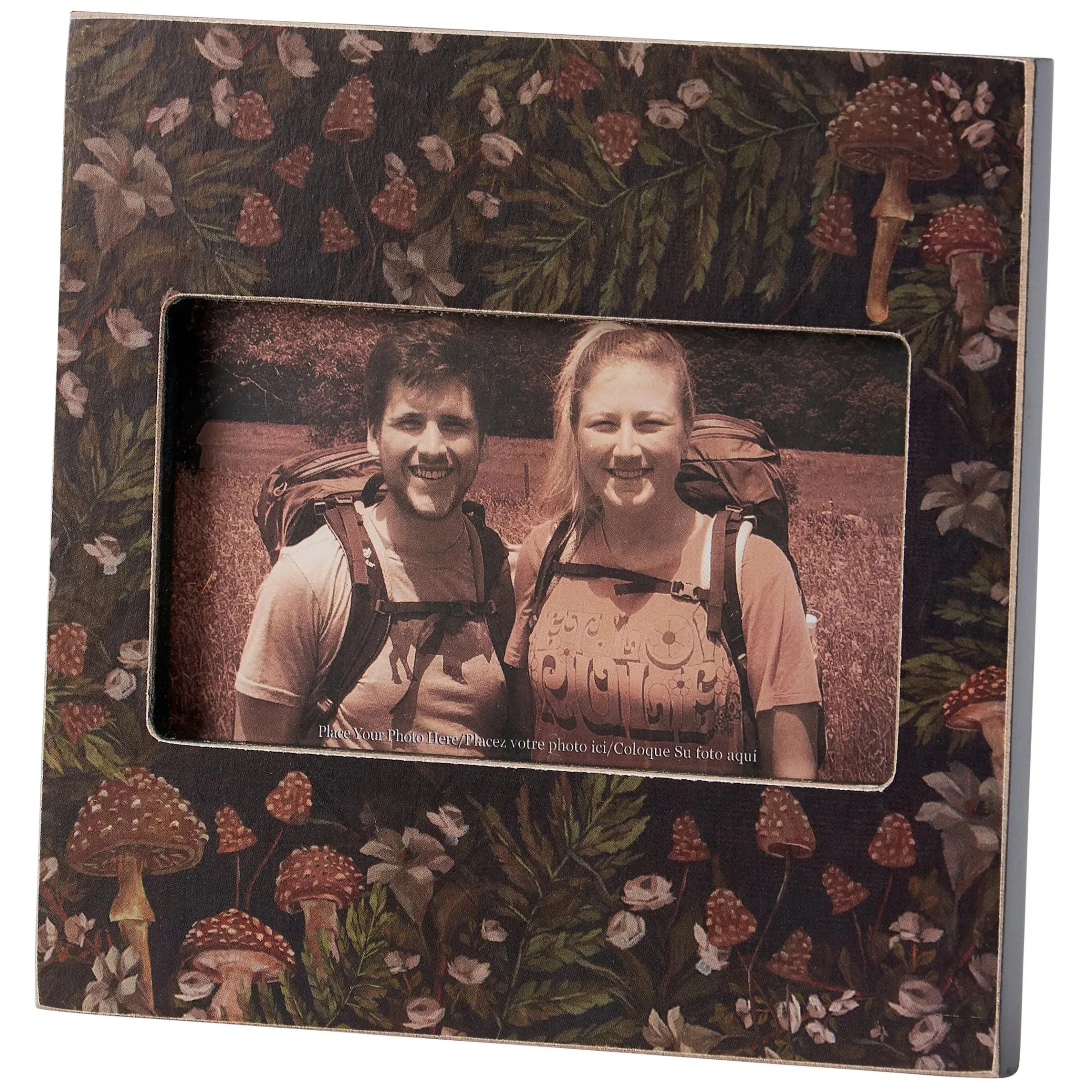 Hidden Garden Photo Frame | Moody Floral Picture Frame | 5" x 3" - Image 3