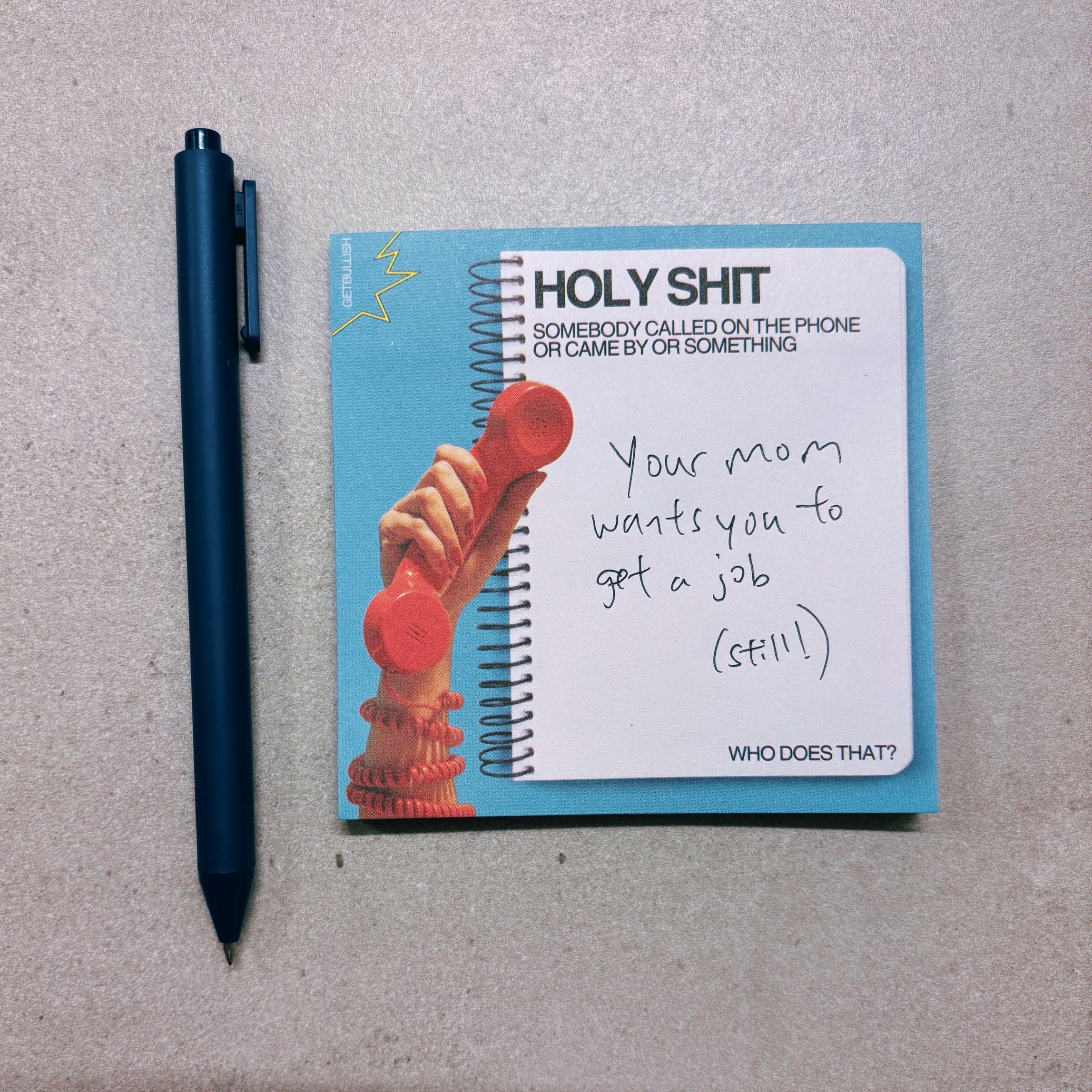 Holy Shit Jumbo Sticky Notes | Funny Office Home Notepad | 4" x 4" 50 Pages - Image 5