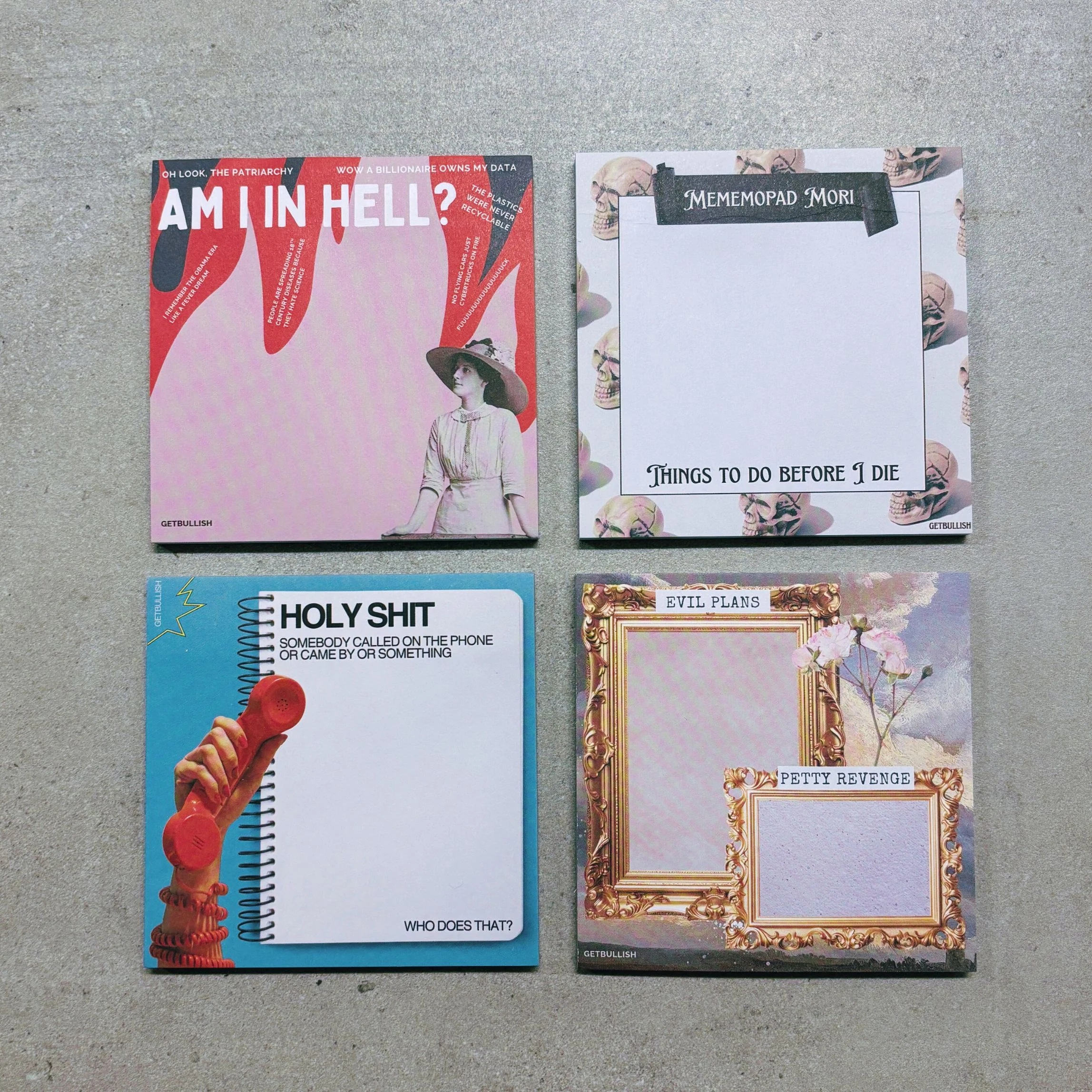 Holy Shit Jumbo Sticky Notes | Funny Office Home Notepad | 4" x 4" 50 Pages - Image 8