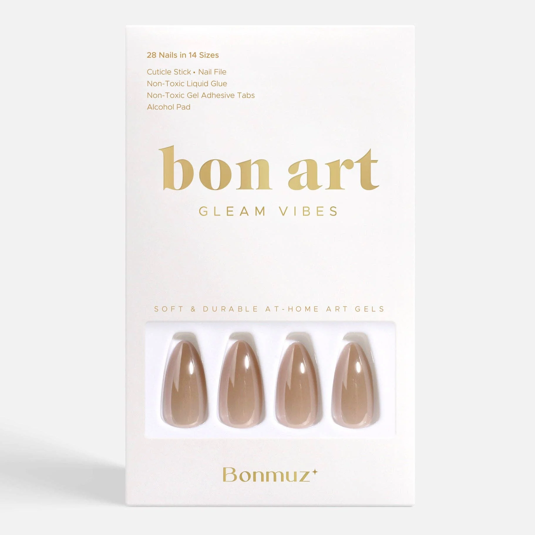 Honey Sugar Pop Press-On Nails | Golden Honey Gloss Nails | Reusable & Non-Toxic