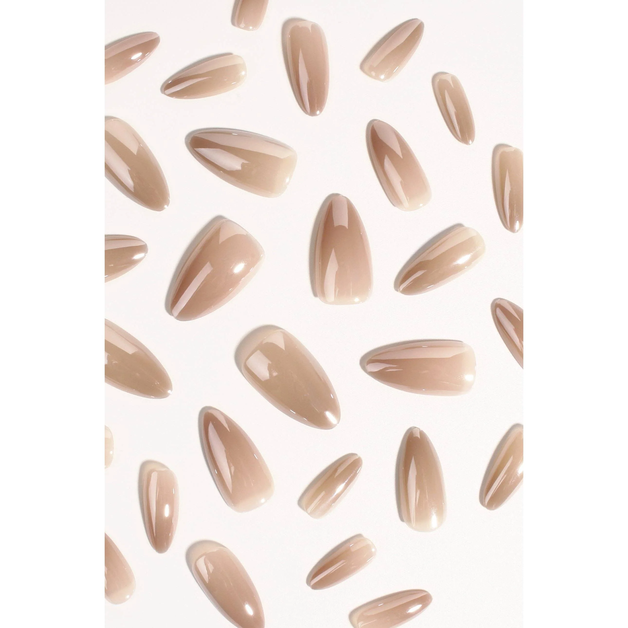 Honey Sugar Pop Press-On Nails | Golden Honey Gloss Nails | Reusable & Non-Toxic - Image 3