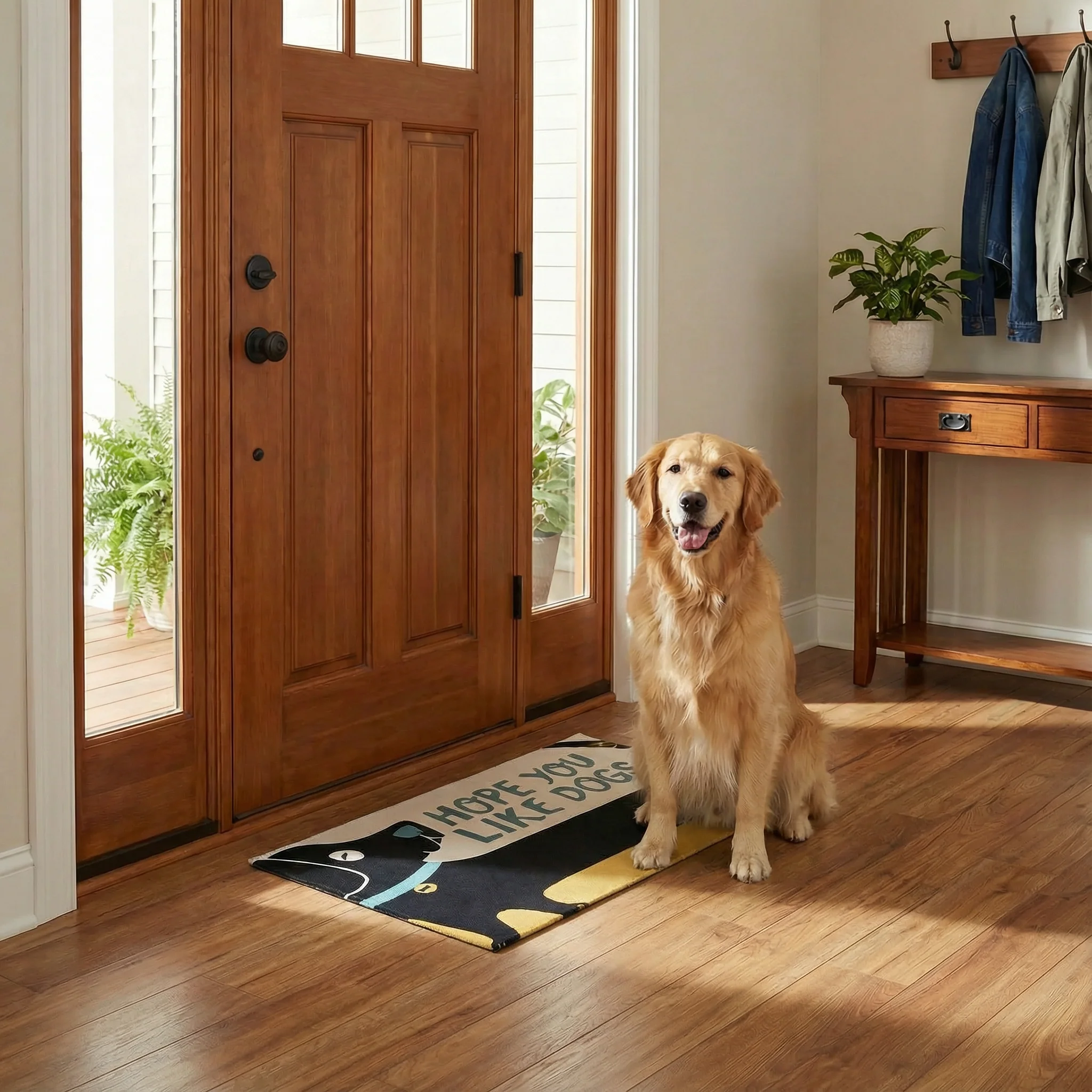Hope You Like Dogs (& Dog Hair) Rug Bundle | Two 34" x 20" Indoor/Outdoor Rugs - Image 7
