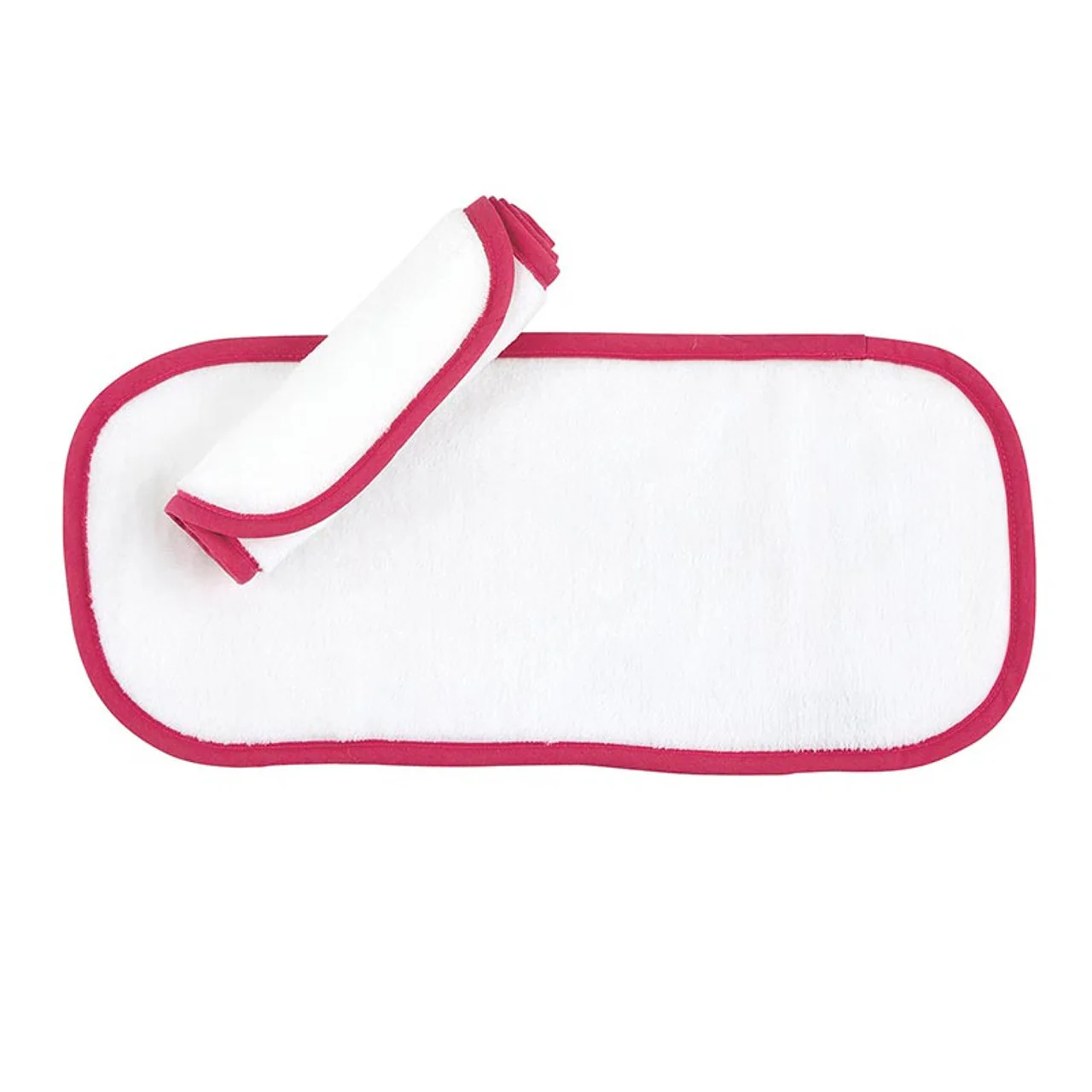 Hot Pink Face Cloth and Scrunchie Set | Linen Makeup Remover Gift Set For Her - Image 4