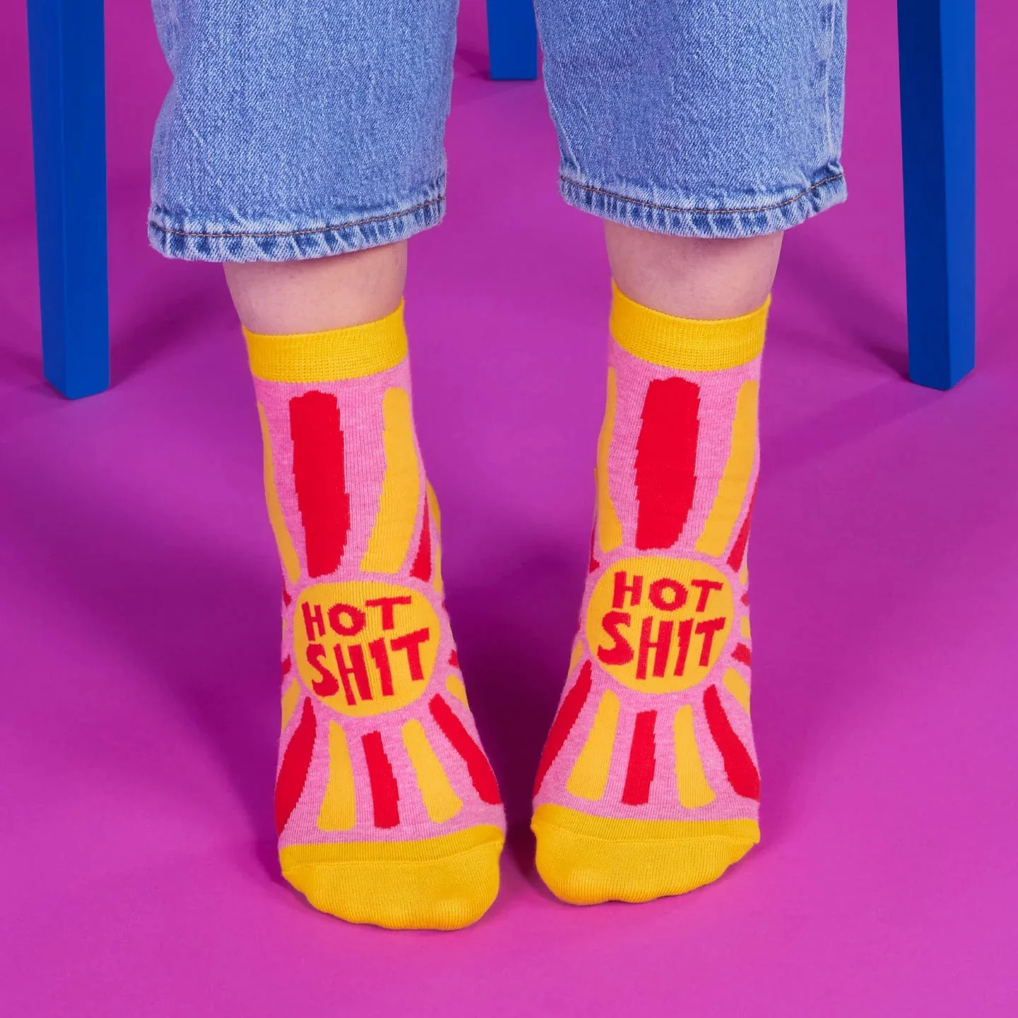 Hot Shit Women's Ankle Socks | BlueQ at GetBullish - Image 2
