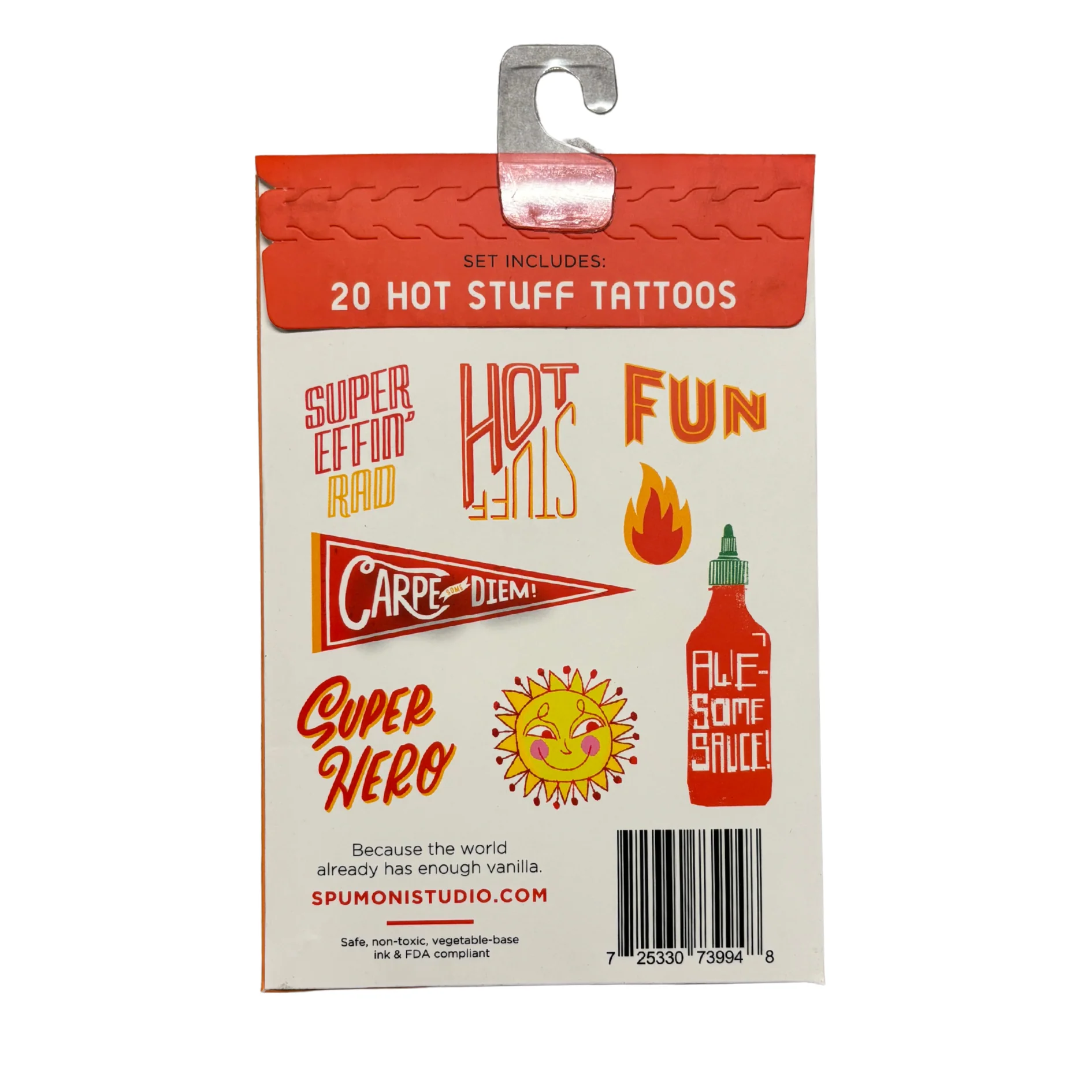 Hot Stuff Temporary Tattoos | Pack of 20 Body Art Temporary Tattoo - Image 4