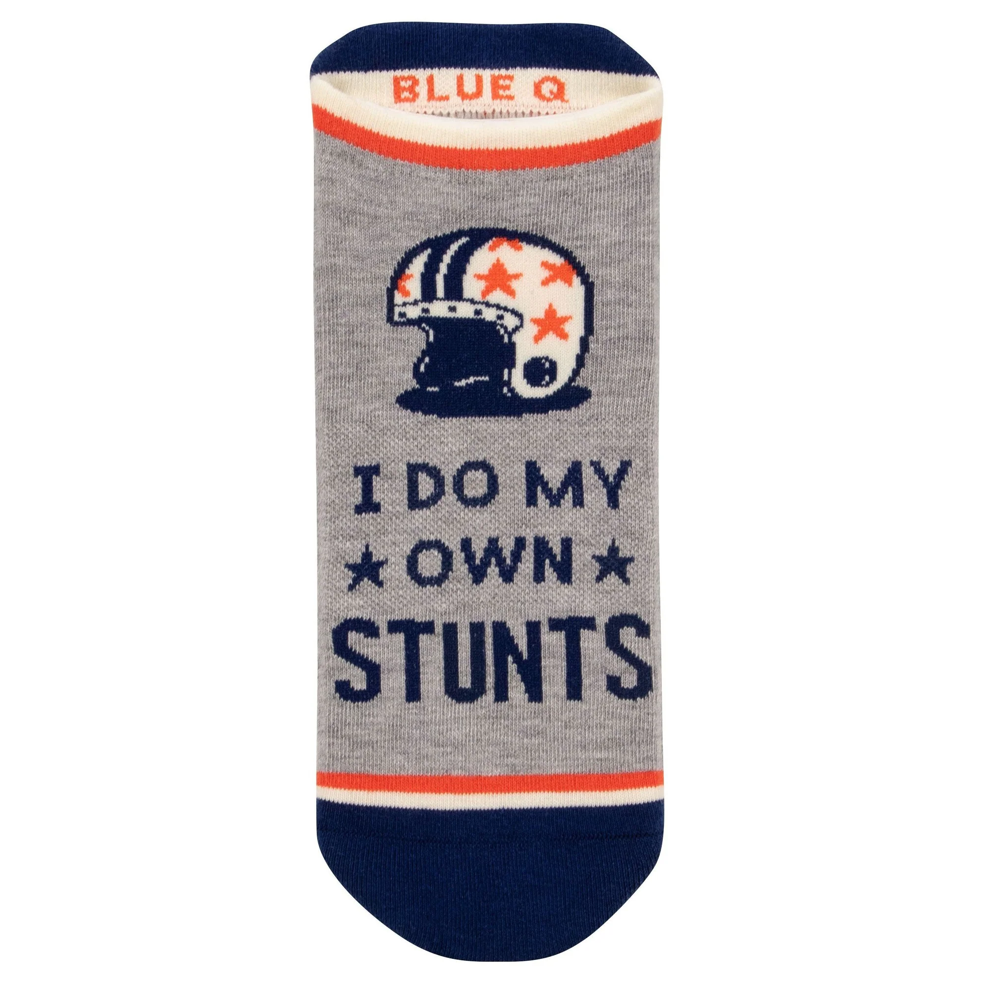 I Do My Own Stunts Men's or Unisex Sneaker Socks [2 Size Options] | BlueQ at GetBullish - Image 8