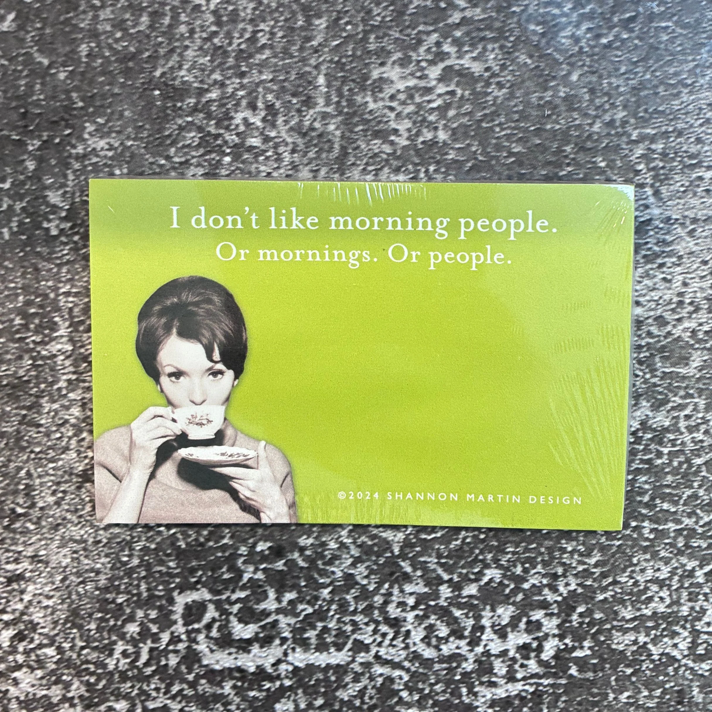 I Don't Like Morning People, Don't Make Me Repeat Myself, Underestimate Me Sticky Notes Set Memo Pads Strong Adhesive | 2-7/8 x 4-3/8 inches | Pack of 3 - Image 9