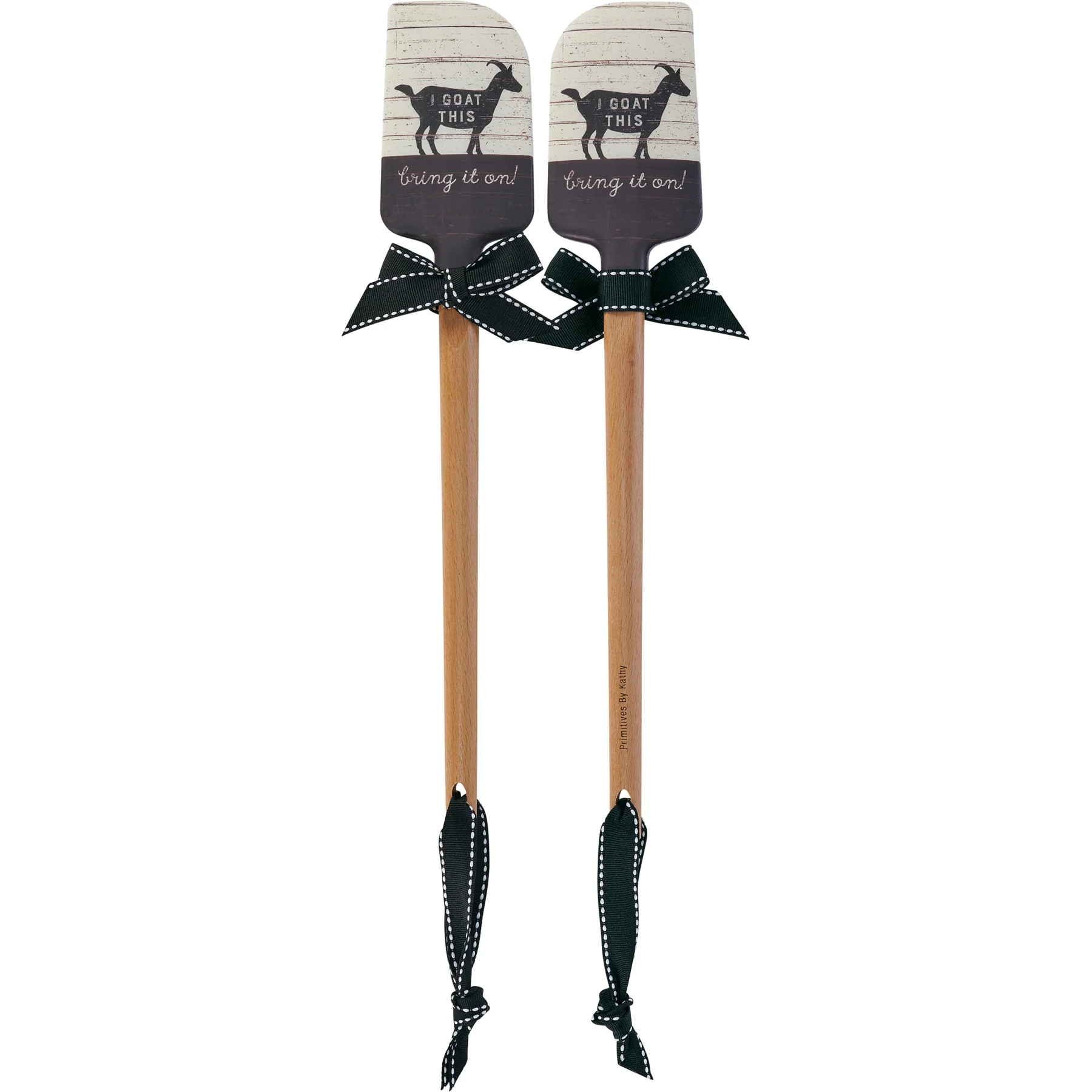 I Goat This Bring It On Silicone Spatula | Wooden Handle Double-Sided Spatula - Image 7