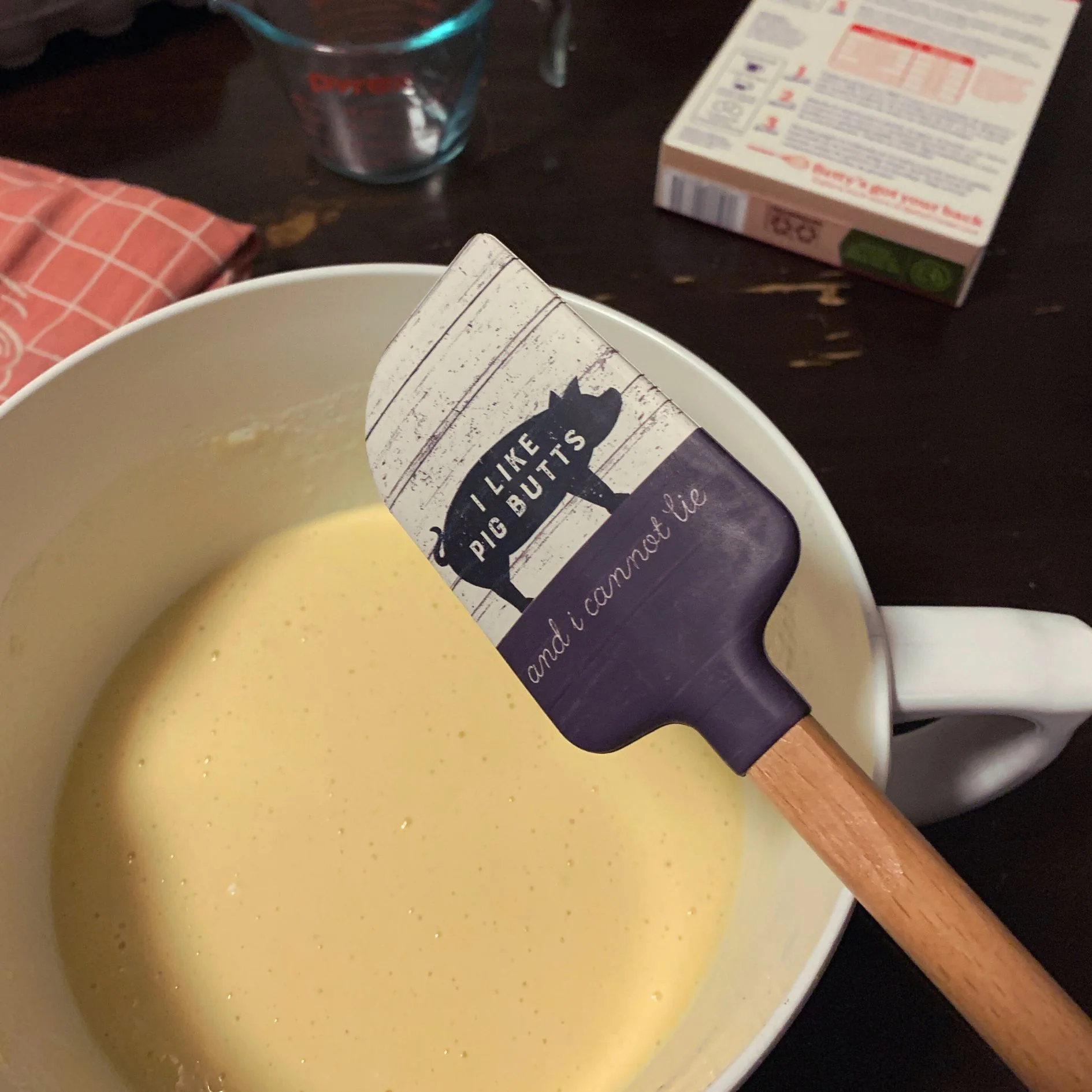 I Like Pig Butts And I Cannot Lie Spatula | Double-sided Silicone Spatula With a Wooden Handle - Image 9