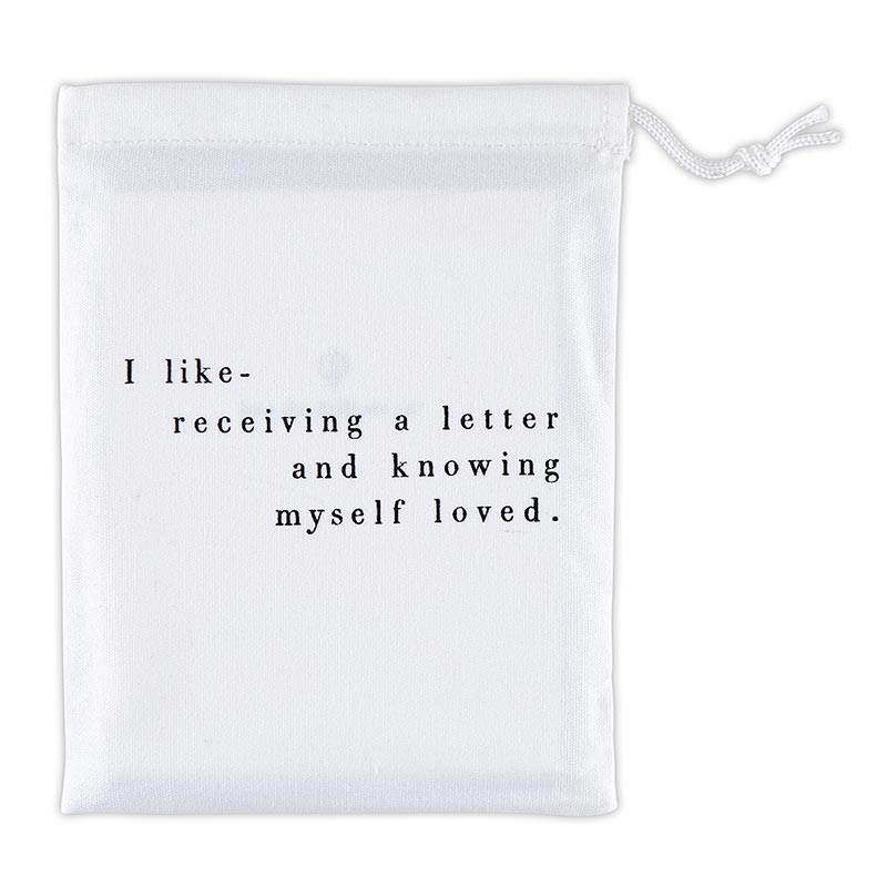 I Like Receiving A Letter Greeting Card Set | Set of 6 Cards and Envelopes in a Cotton Bag | Gift for Her - Image 7