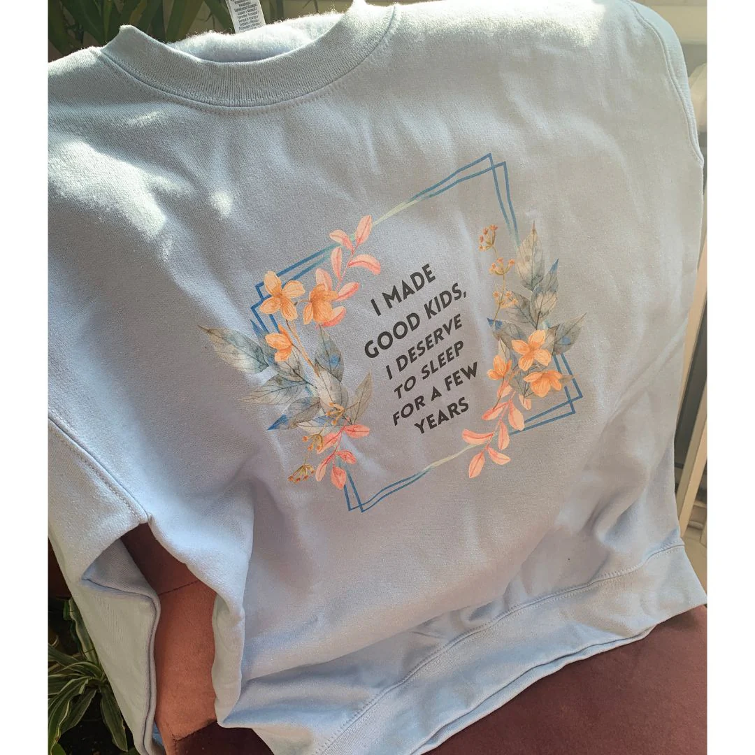 I Made Good Kids I Deserve To Sleep For A Few Years Unisex Heavy Blend™ Crewneck Sweatshirt - Image 14
