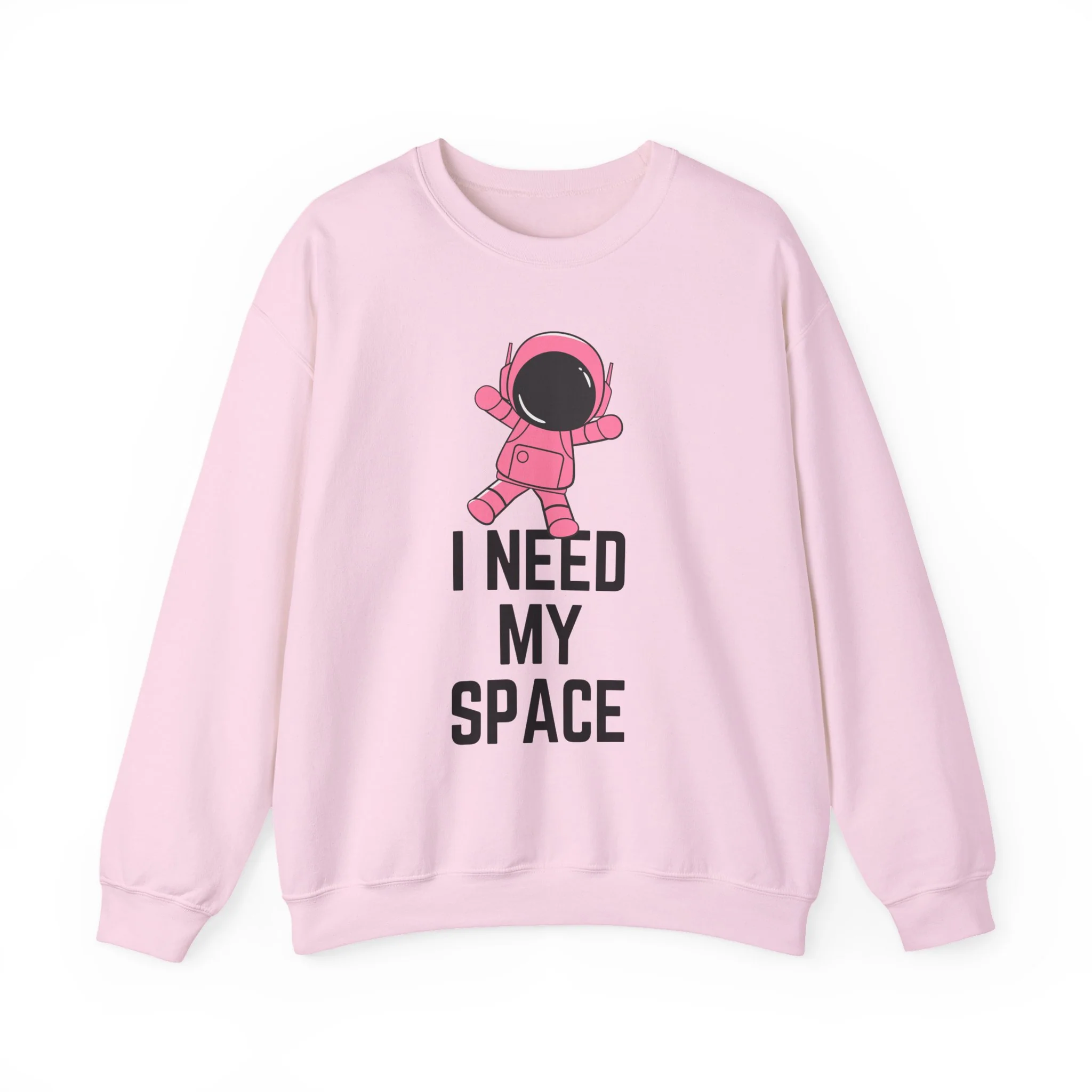 I Need My Space Astronaut Unisex Heavy Blend™ Crewneck Sweatshirt Sizes SM-5XL | Plus Size Available - Image 2