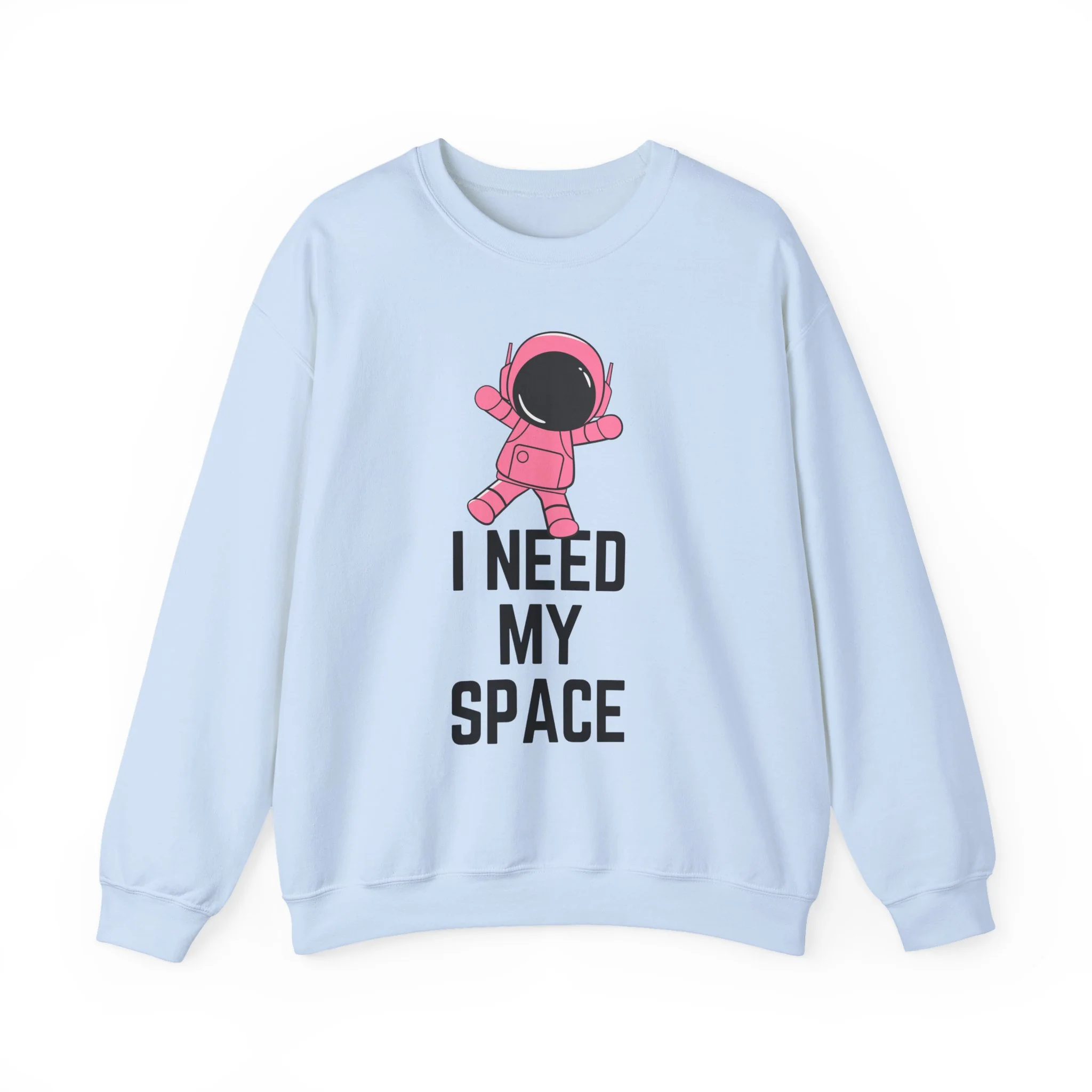 I Need My Space Astronaut Unisex Heavy Blend™ Crewneck Sweatshirt Sizes SM-5XL | Plus Size Available - Image 4