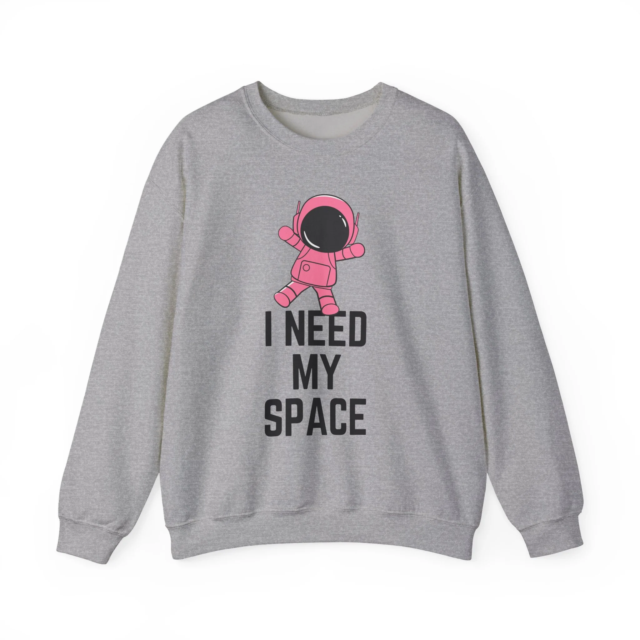 I Need My Space Astronaut Unisex Heavy Blend™ Crewneck Sweatshirt Sizes SM-5XL | Plus Size Available - Image 6