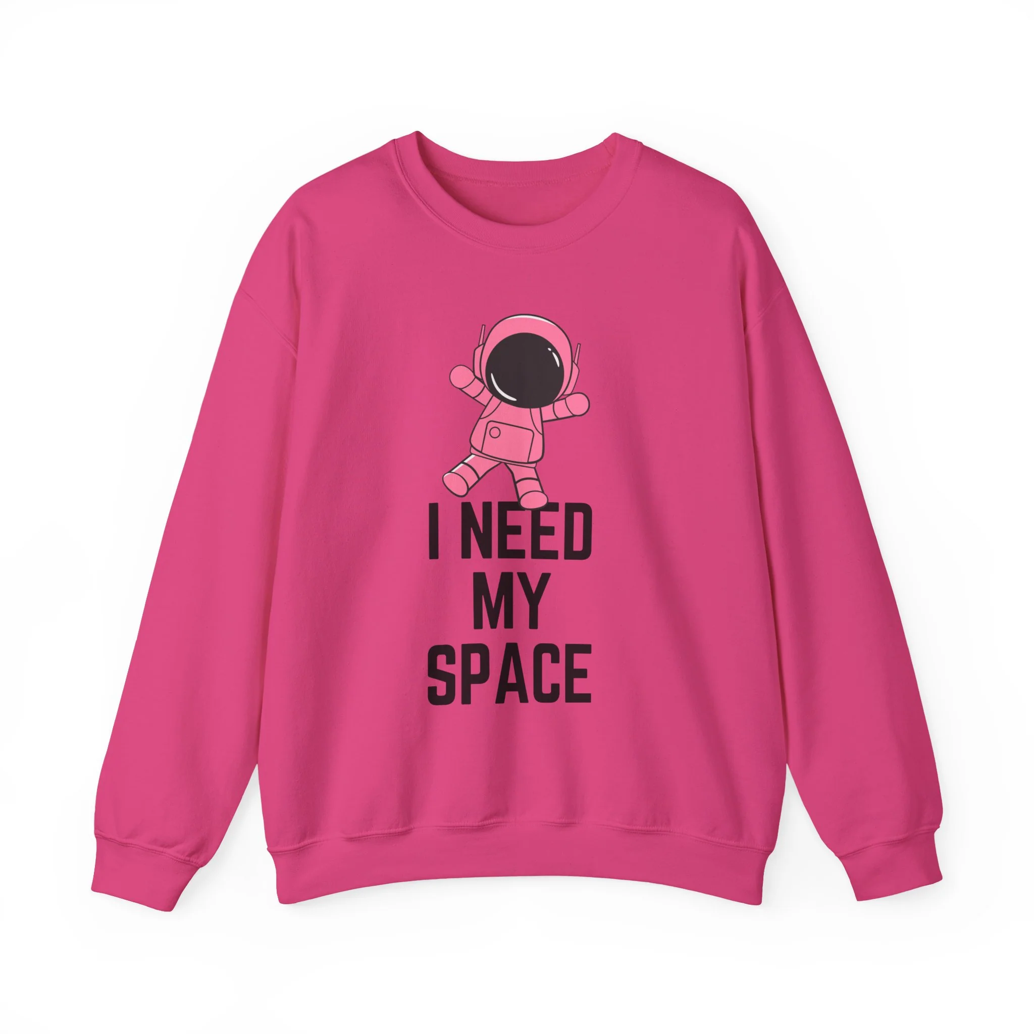 I Need My Space Astronaut Unisex Heavy Blend™ Crewneck Sweatshirt Sizes SM-5XL | Plus Size Available - Image 7