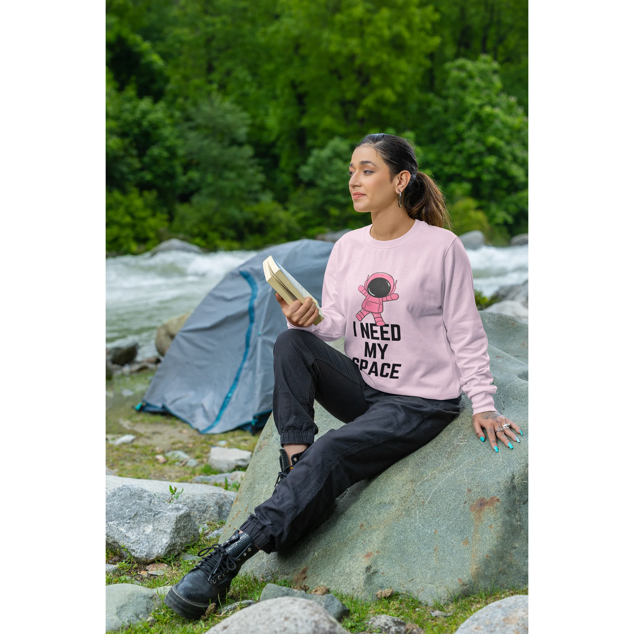 I Need My Space Astronaut Unisex Heavy Blend™ Crewneck Sweatshirt Sizes SM-5XL | Plus Size Available - Image 9