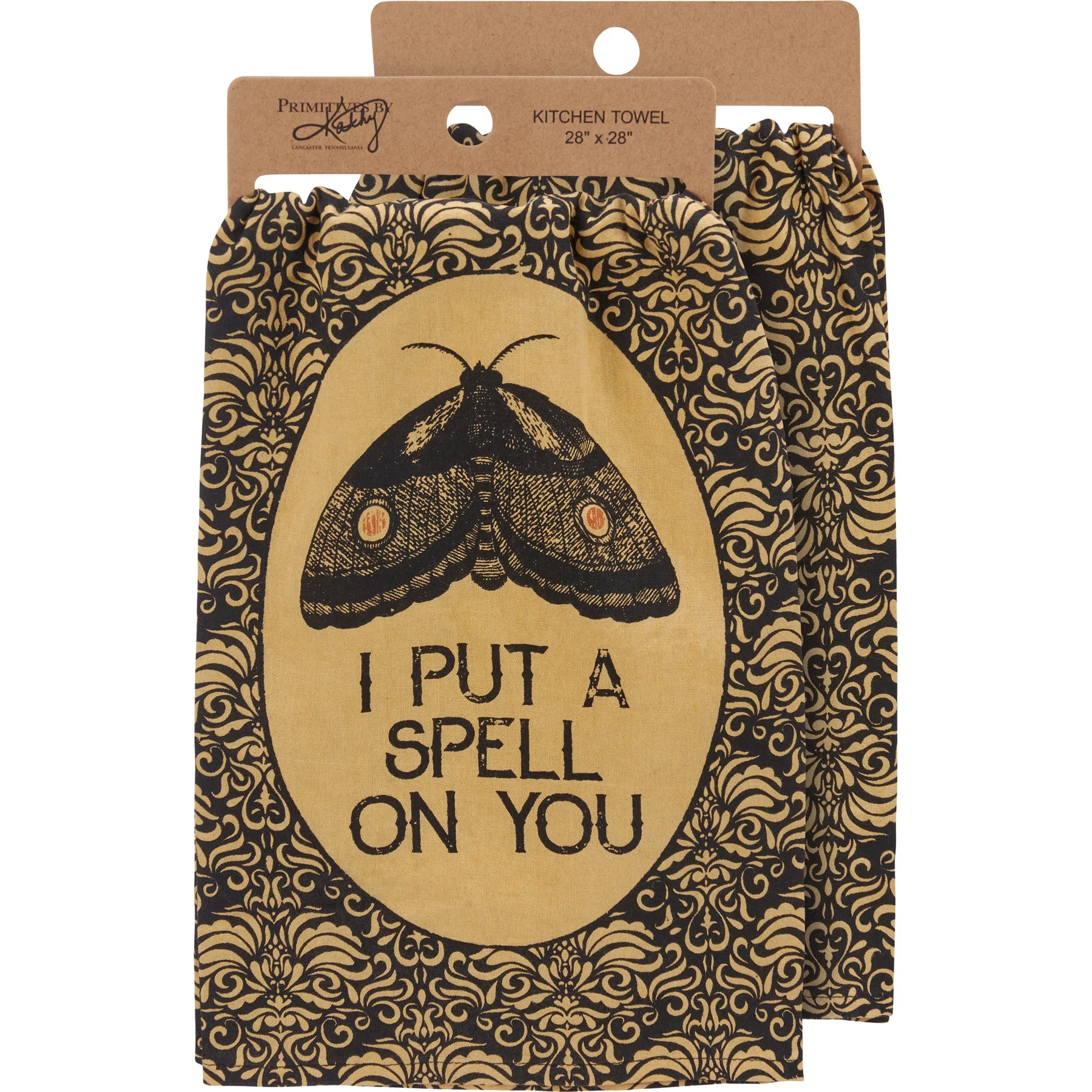 I Put A Spell On You Kitchen Towel | 28" x 28" - Image 5