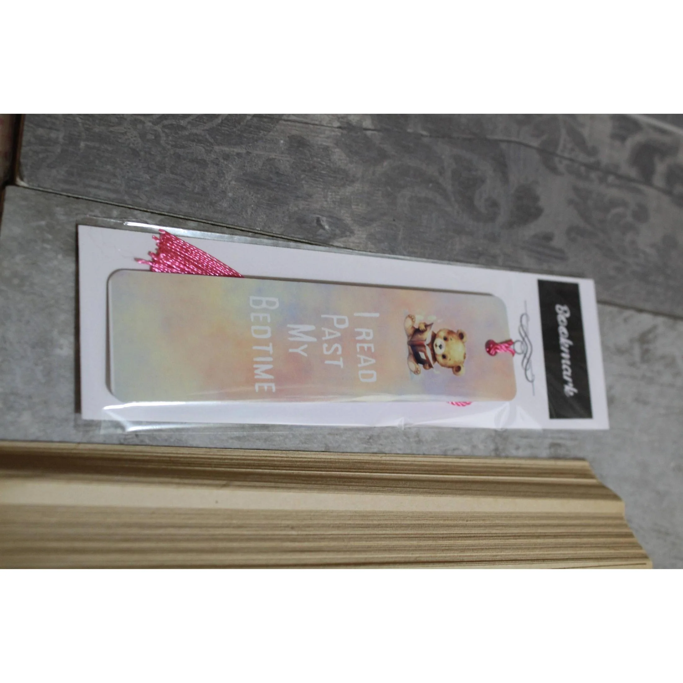 I Read Past My Bedtime Metal Bookmark - Image 3