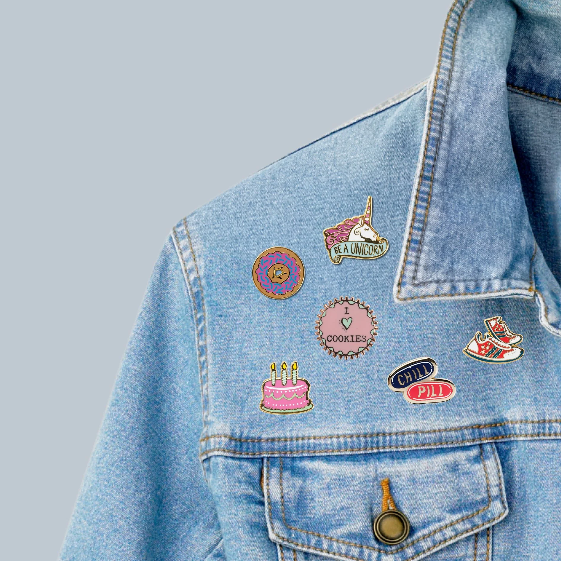 Donut Know What I Would Do Enamel Pin on Gift Card - Image 5