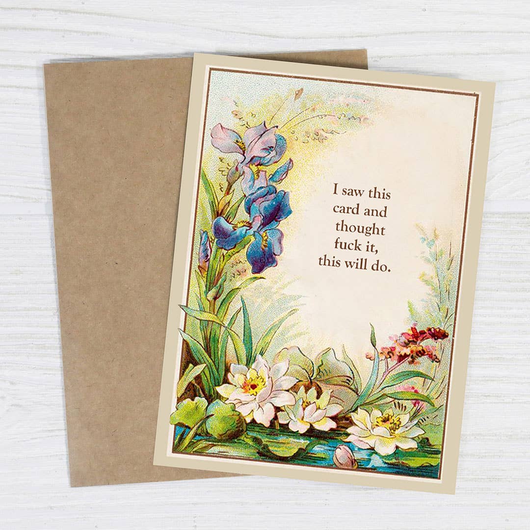 I Saw This Card and Thought Fuck It Funny All Occasion Card | Blank Greeting Card - Image 2