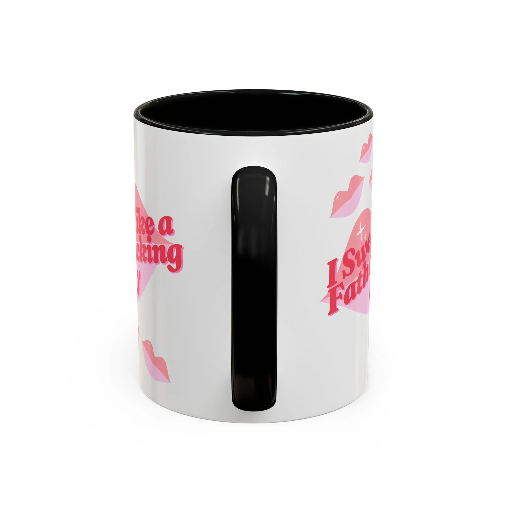 I Swear Like a Fatherf*cking Lady Accent Coffee Mug 11oz - Image 4
