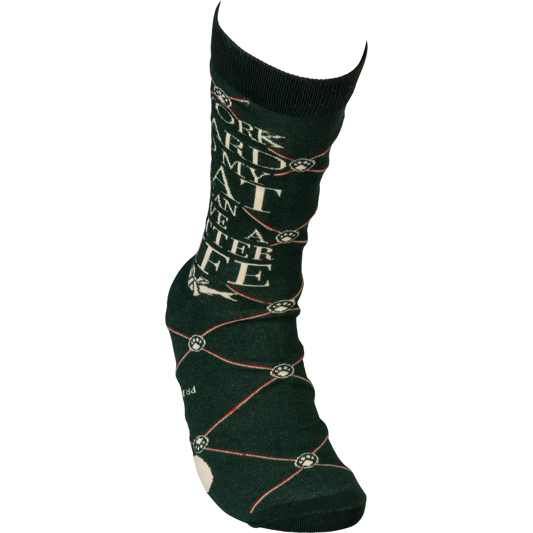 I Work Hard So My Cat Can Have A Better Life Crew Socks - Image 4