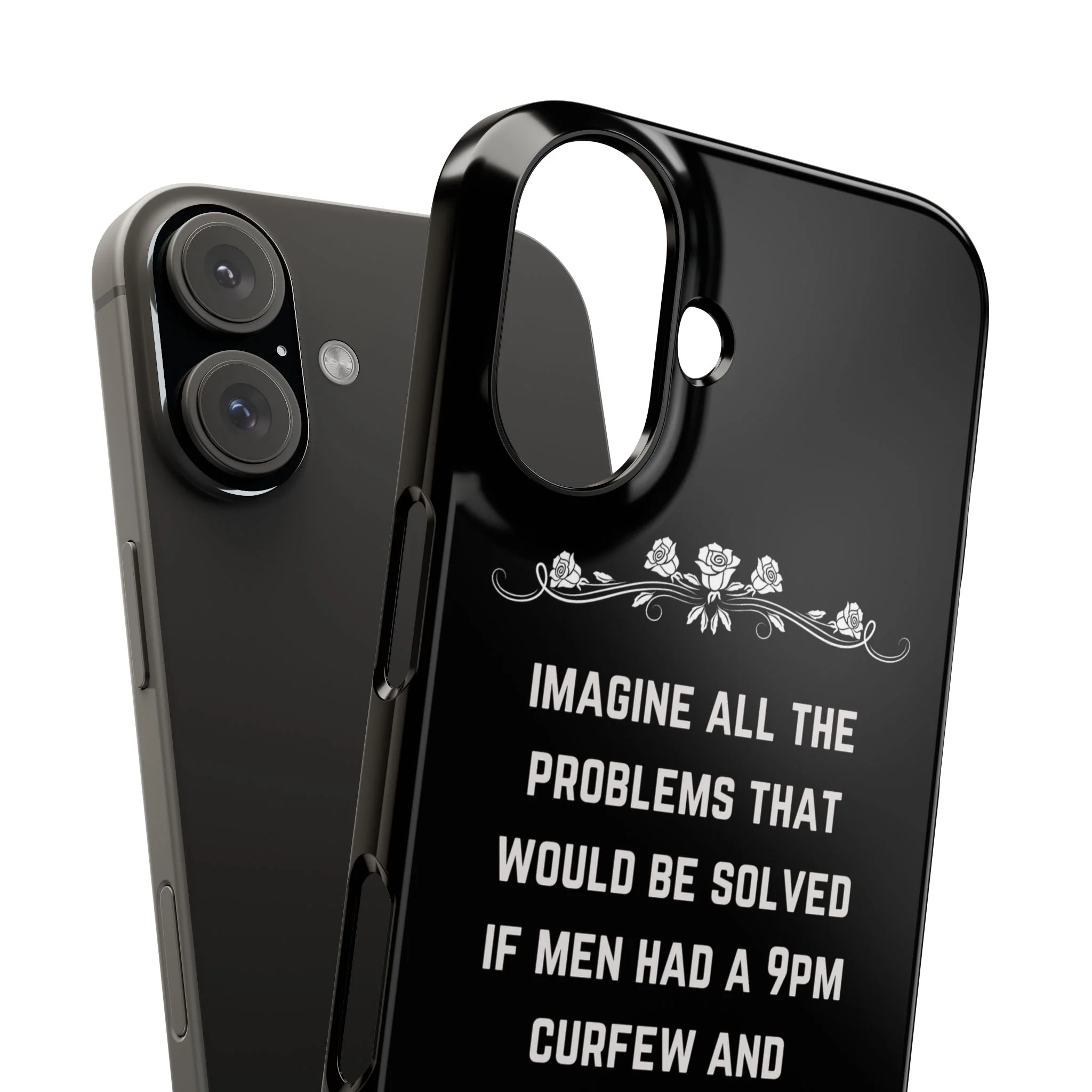 If Men Had a 9pm Curfew and Couldn't Vote Slim Phone Case - Many iPhone Models Available - Image 75