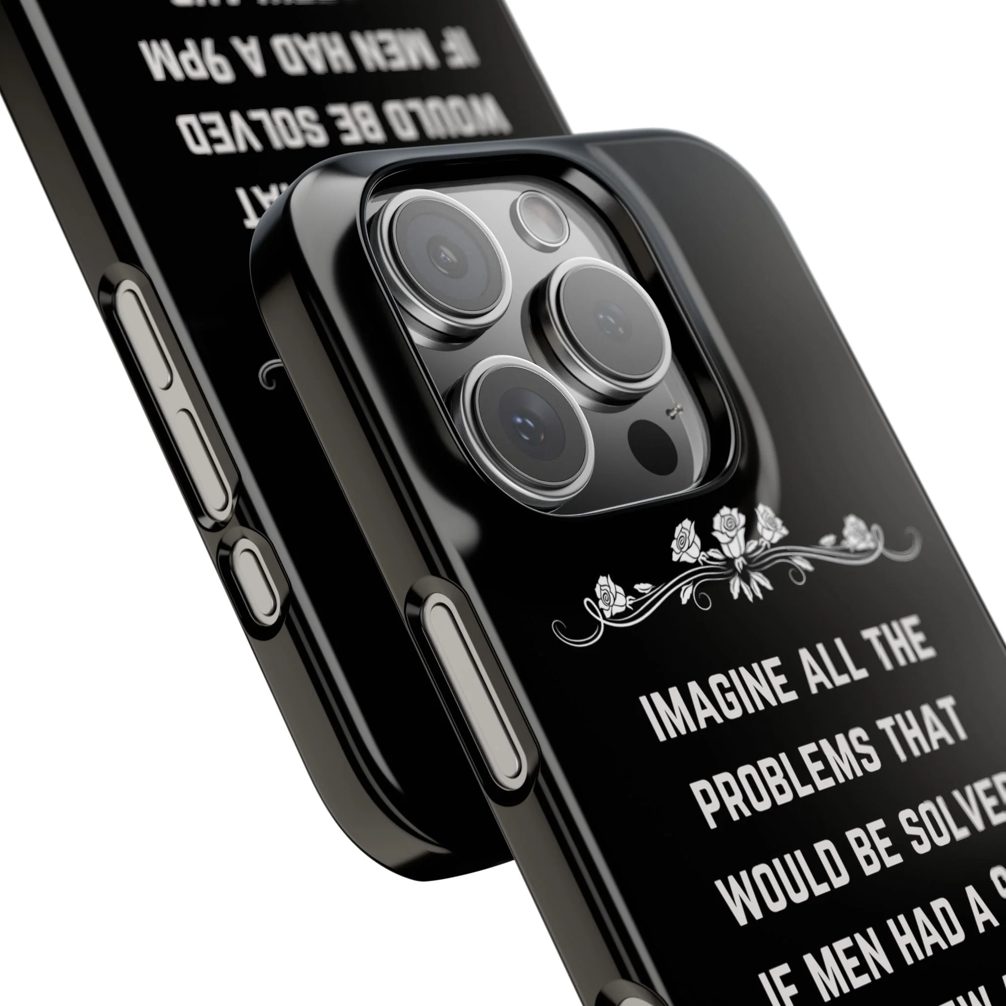 If Men Had a 9pm Curfew and Couldn't Vote Slim Phone Case - Many iPhone Models Available - Image 76