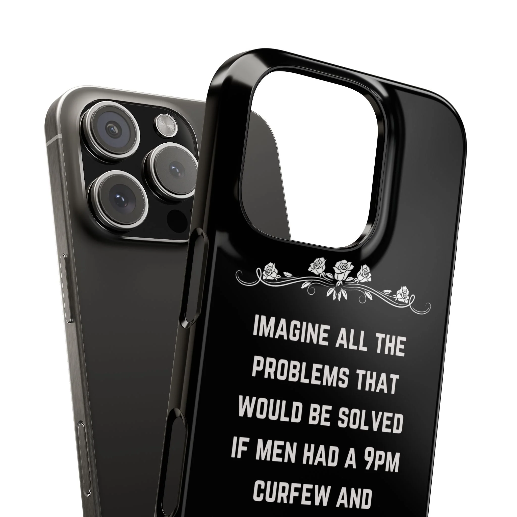 If Men Had a 9pm Curfew and Couldn't Vote Slim Phone Case - Many iPhone Models Available - Image 77