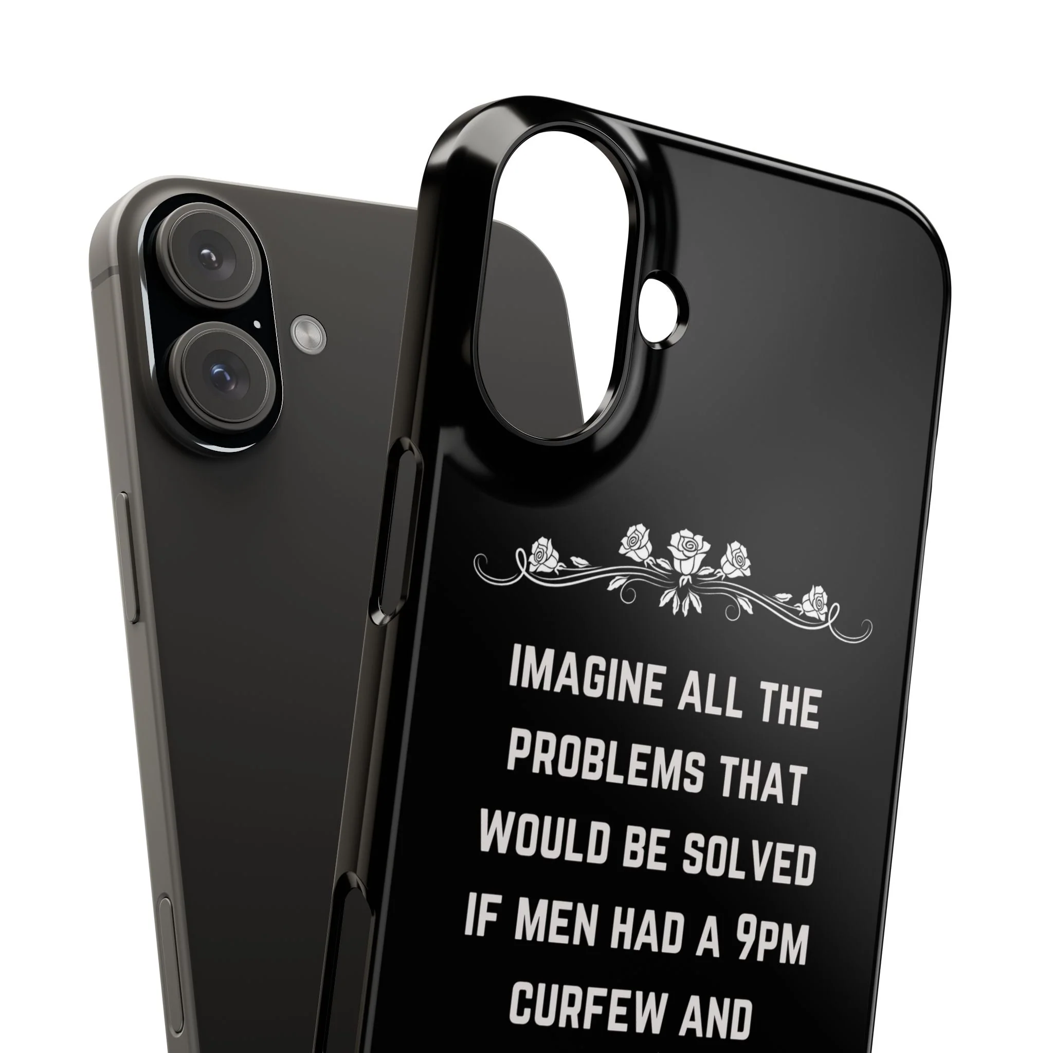 If Men Had a 9pm Curfew and Couldn't Vote Slim Phone Case - Many iPhone Models Available - Image 79