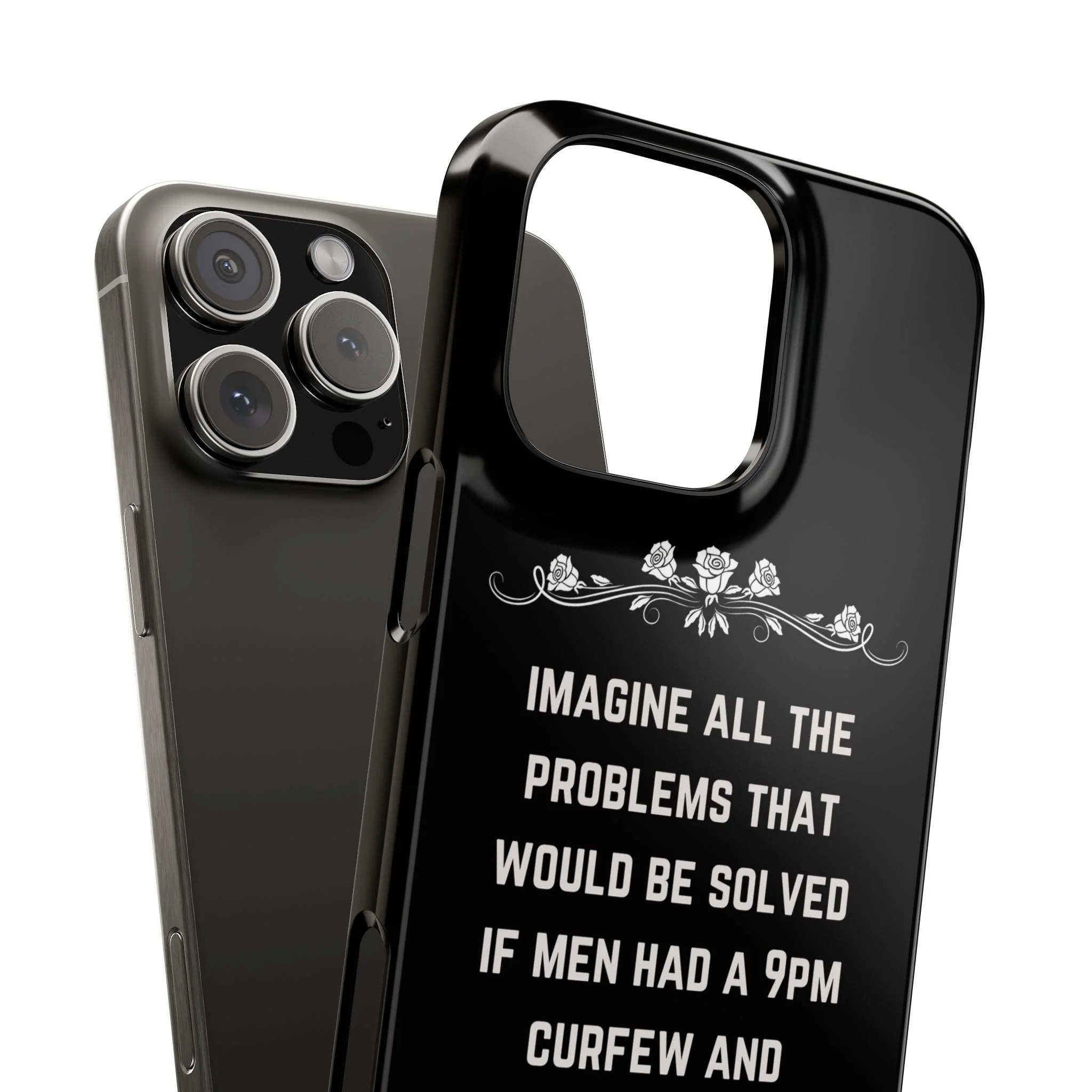 If Men Had a 9pm Curfew and Couldn't Vote Slim Phone Case - Many iPhone Models Available - Image 81