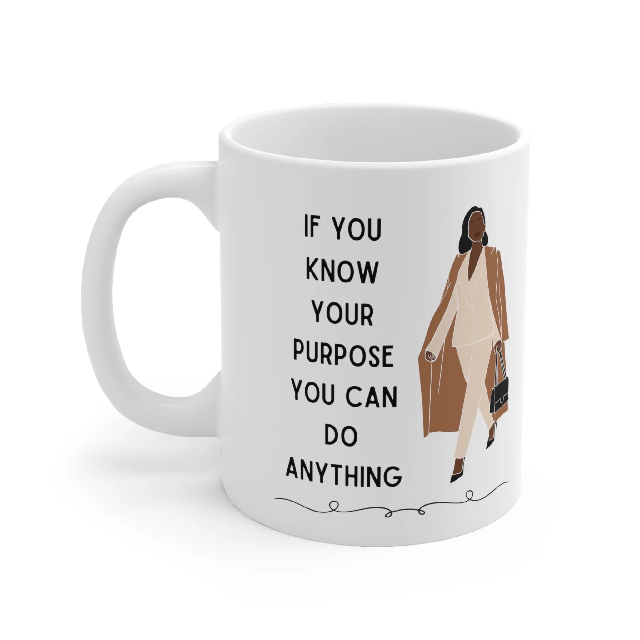 If You Know Your Purpose You Can Do Anything Ceramic Mug 11oz - Image 3
