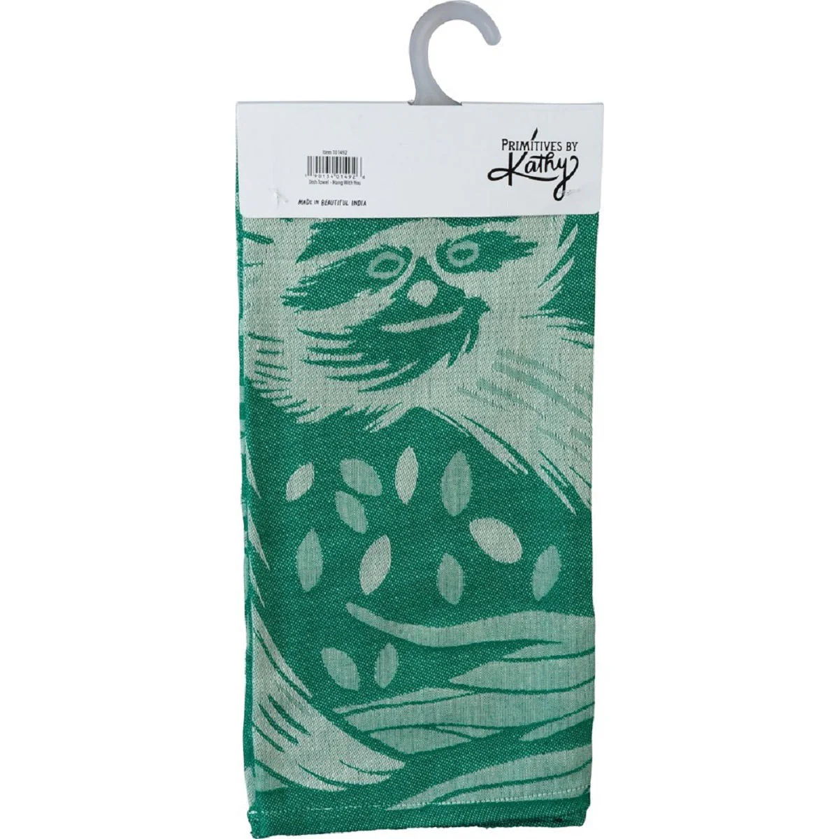 I'll Always Hang With You Sloth Green Funny Snarky Dish Cloth Towel | Ultra Soft and Absorbent Jacquard | All-Over Design | Unfolds 20" x 28" | Giftable - Image 6