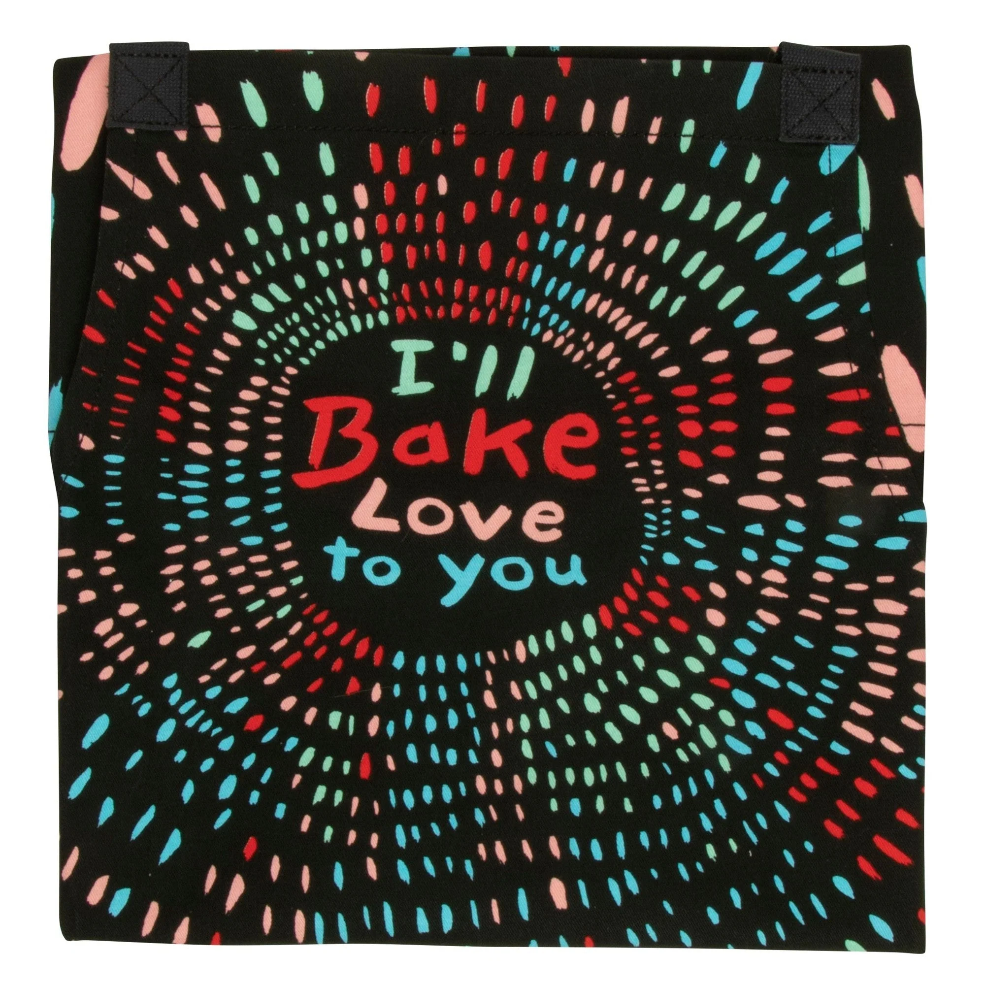 I'll Bake Love To You Funny Cooking and BBQ Apron Unisex 2 Pockets Adjustable Strap 100% Cotton | BlueQ at GetBullish - Image 3