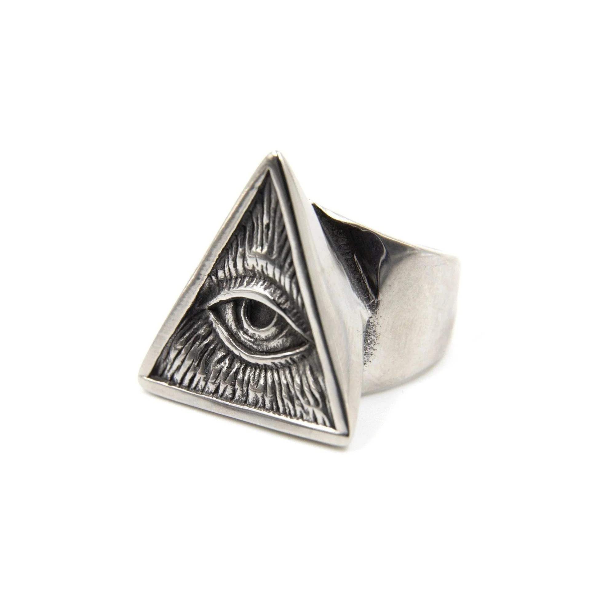 Illuminati Statement Ring in Heritage Silver - Image 3