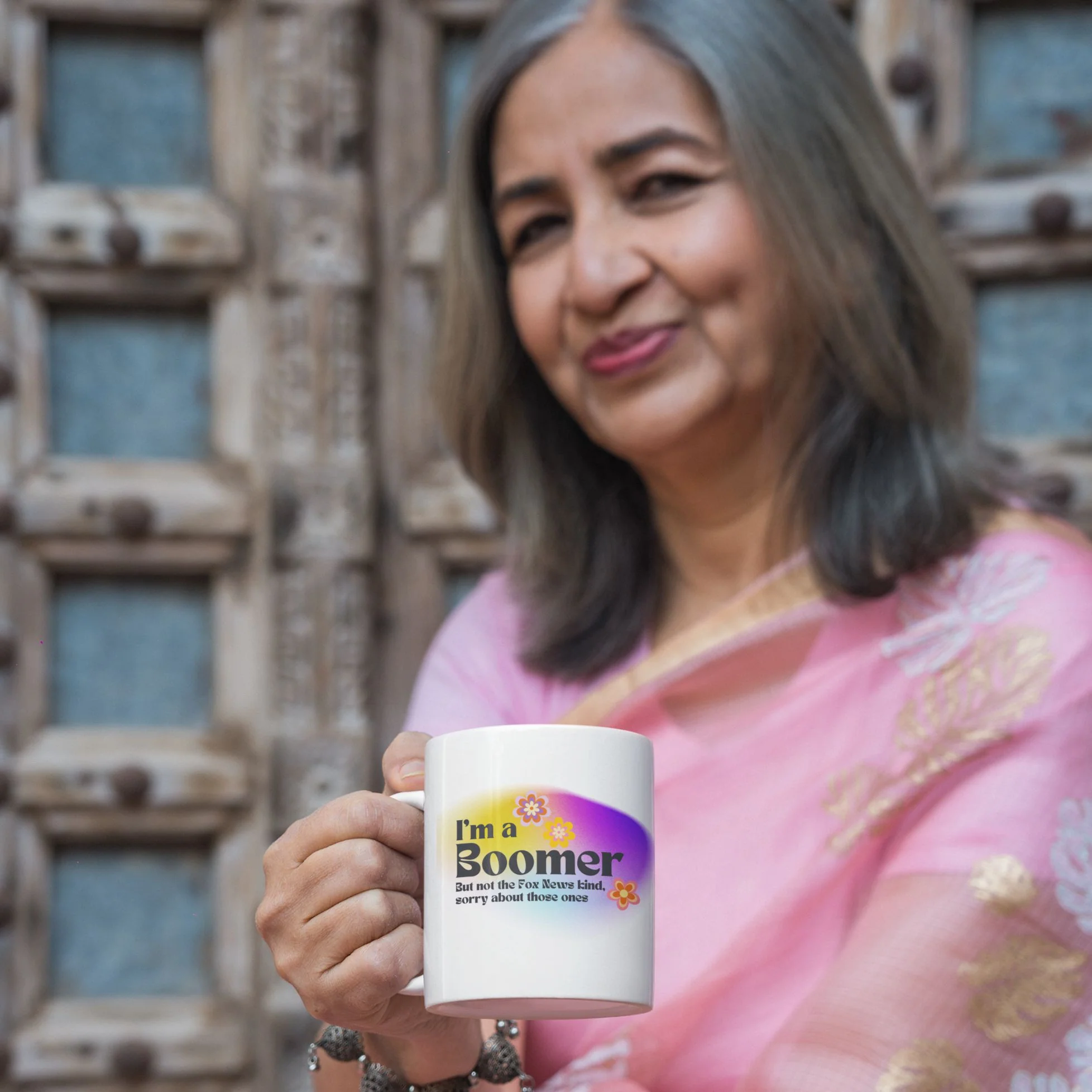 I'm a Boomer But Not the Fox News Kind Ceramic Mug 11oz - Image 3