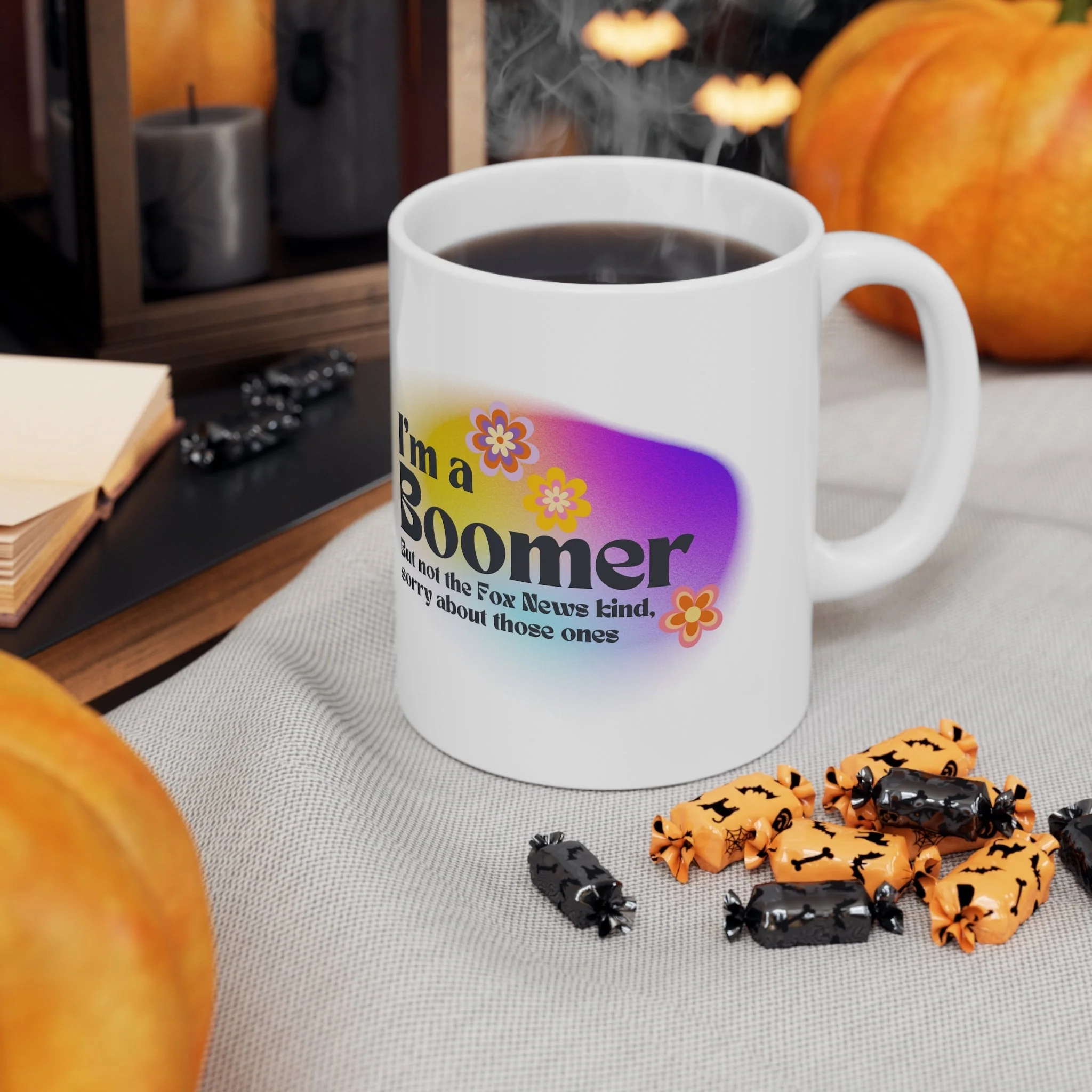 I'm a Boomer But Not the Fox News Kind Ceramic Mug 11oz - Image 8