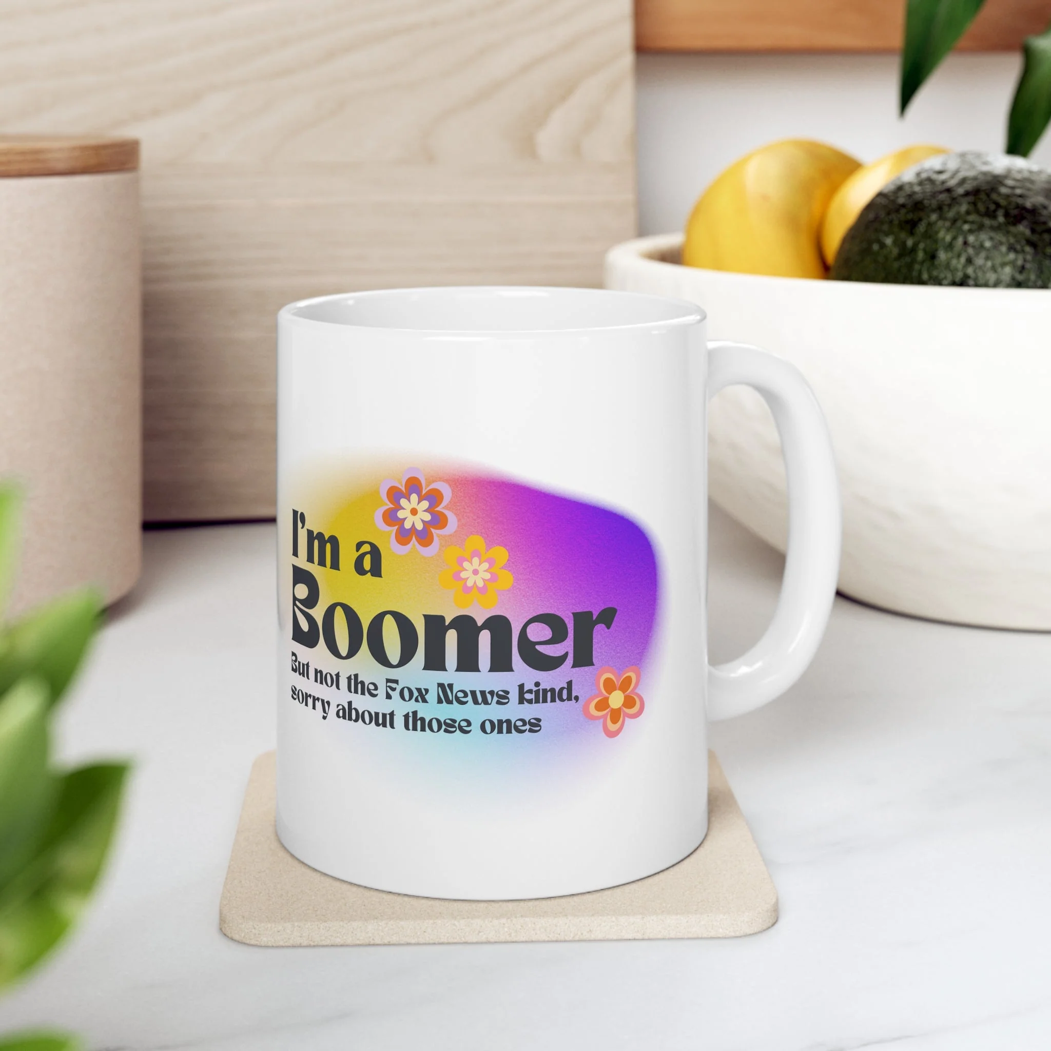 I'm a Boomer But Not the Fox News Kind Ceramic Mug 11oz - Image 9