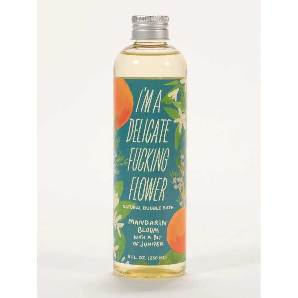 I'm A Delicate Fucking Flower Natural Bubble Bath | Mandarin Bloom with a Bit of Juniper | BlueQ at GetBullish - Image 3