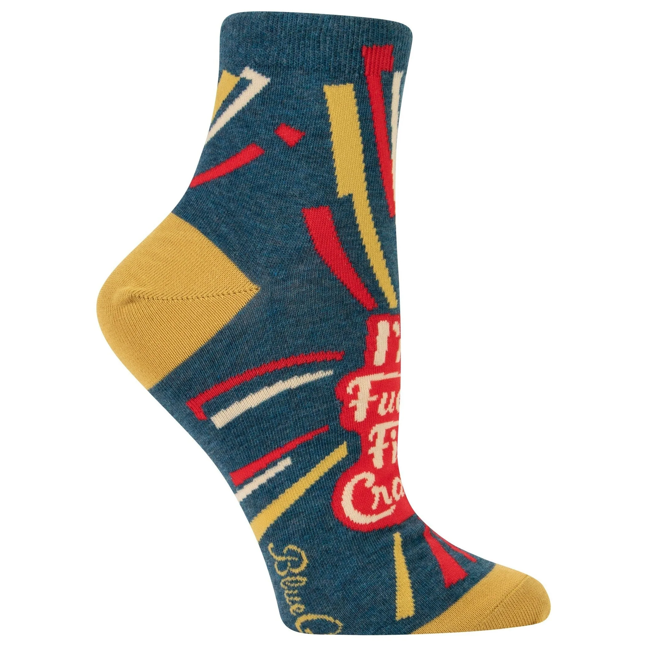 I'm A Fuckin' Firecracker Women's Ankle Socks | BlueQ at GetBullish - Image 5