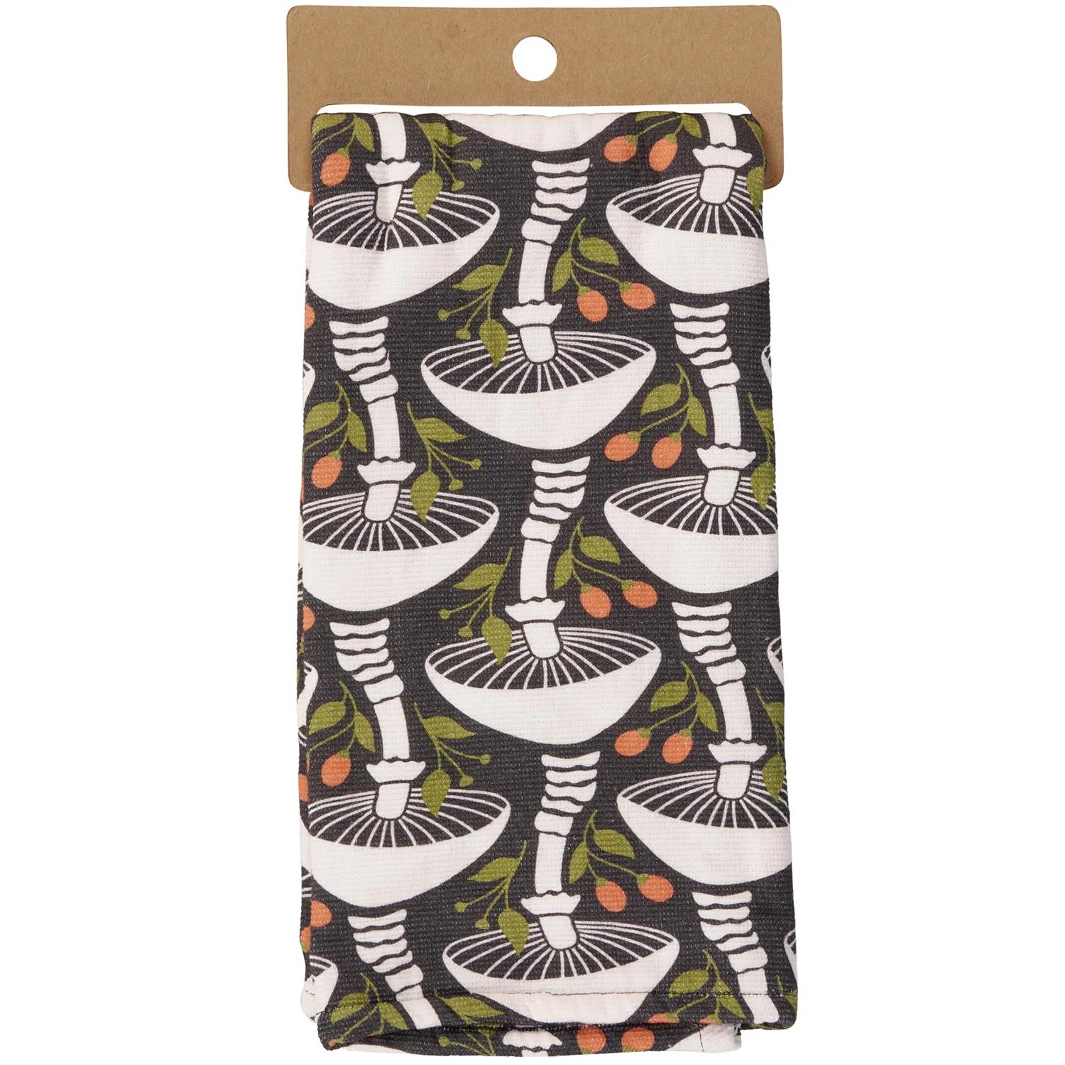 I'm A Fungi Kitchen Towel | Mushroom Pattern Cotton Hand Tea Dish Cloth | 16" x 26" - Image 3