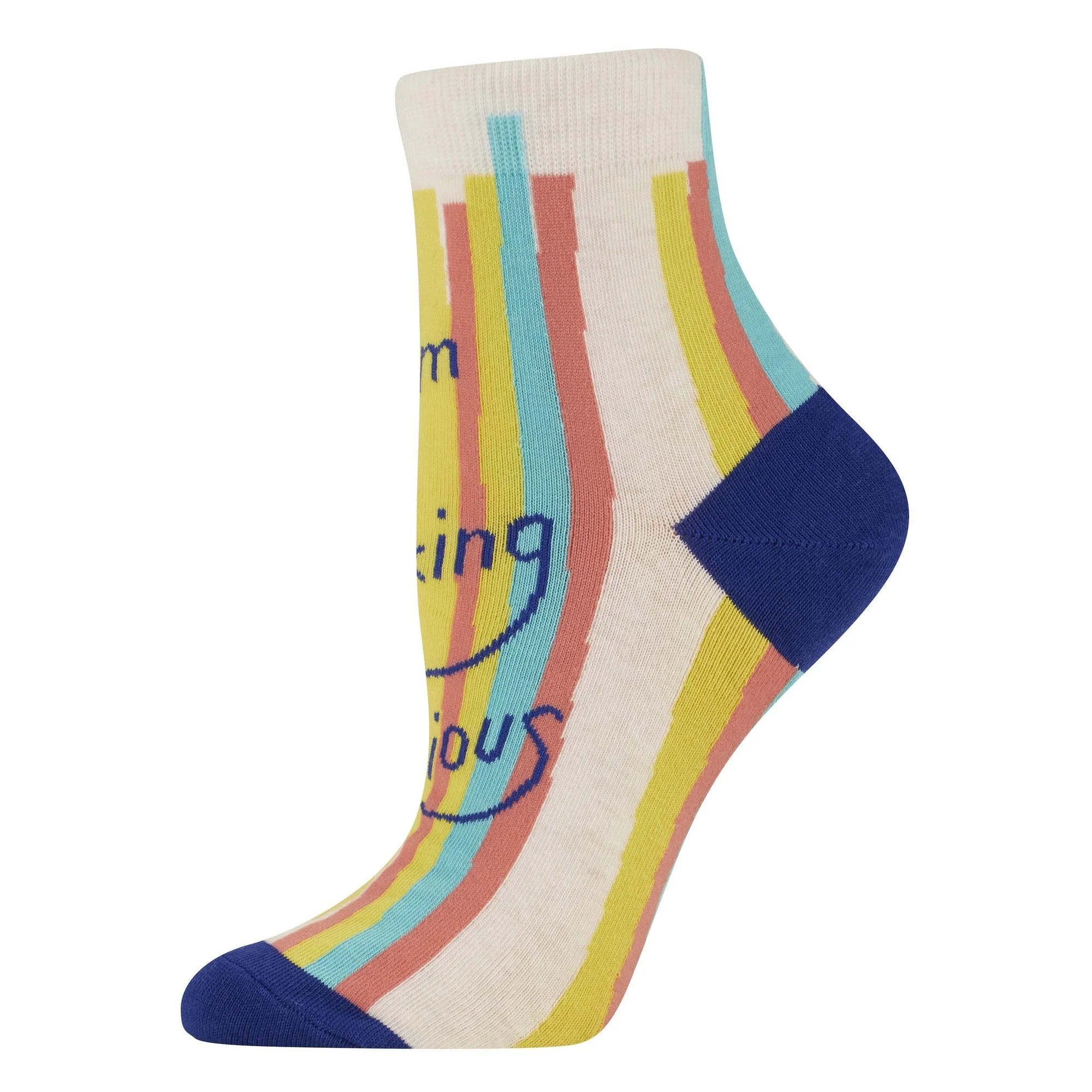 I'm Fucking Hilarious Women's Ankle Socks | BlueQ at GetBullish - Image 6