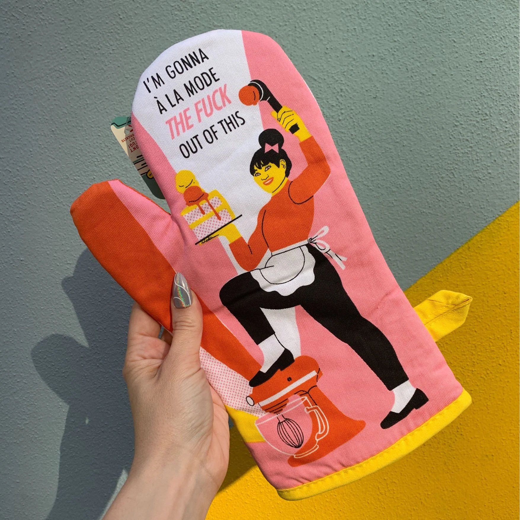 I'm Gonna A La Mode The Fuck Out Of This Oven Mitt | Kitchen Thermal Single Pot Holder | Gift for Her - Image 10