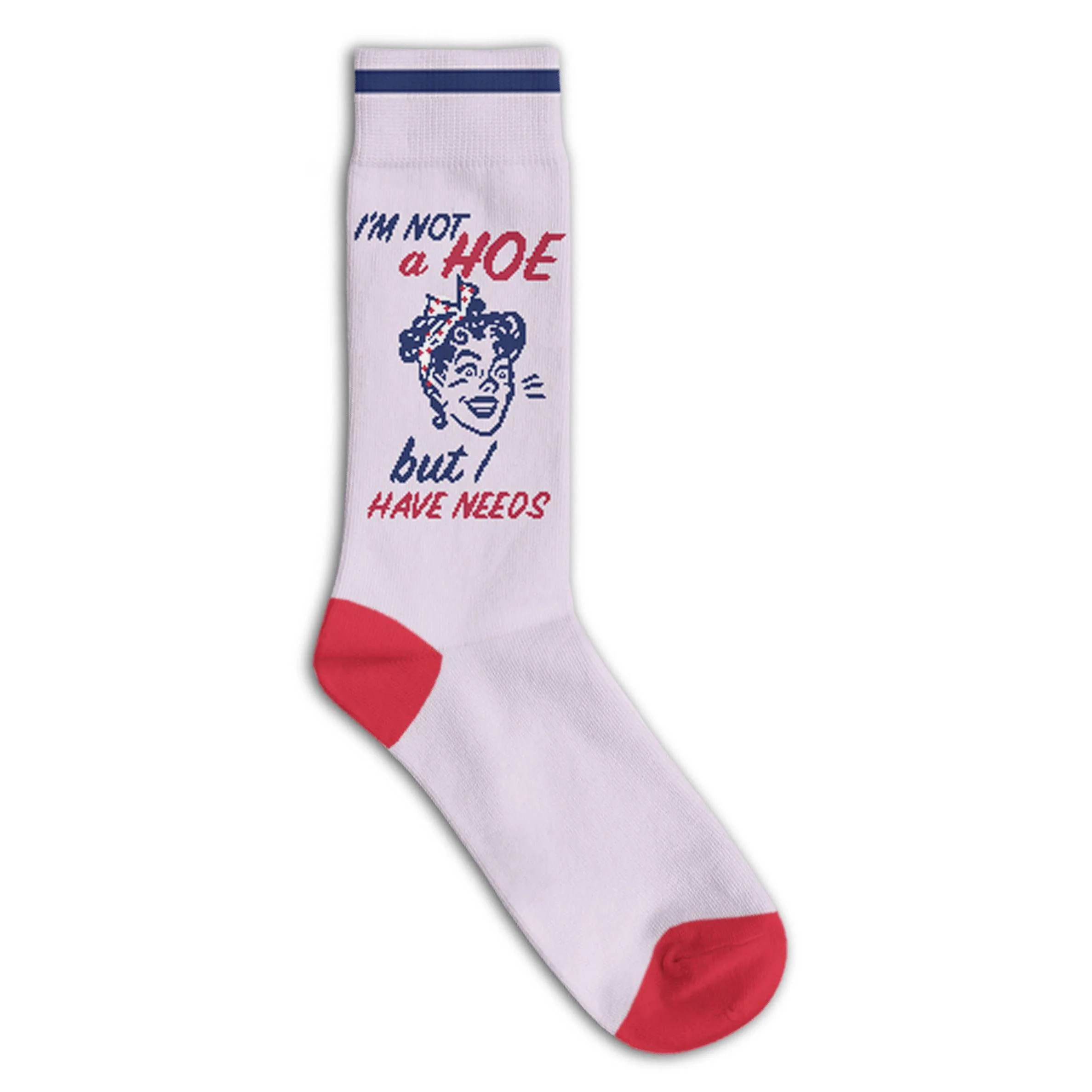 I'm Not A Hoe But I Have Needs Socks | Funny Socks - Image 5