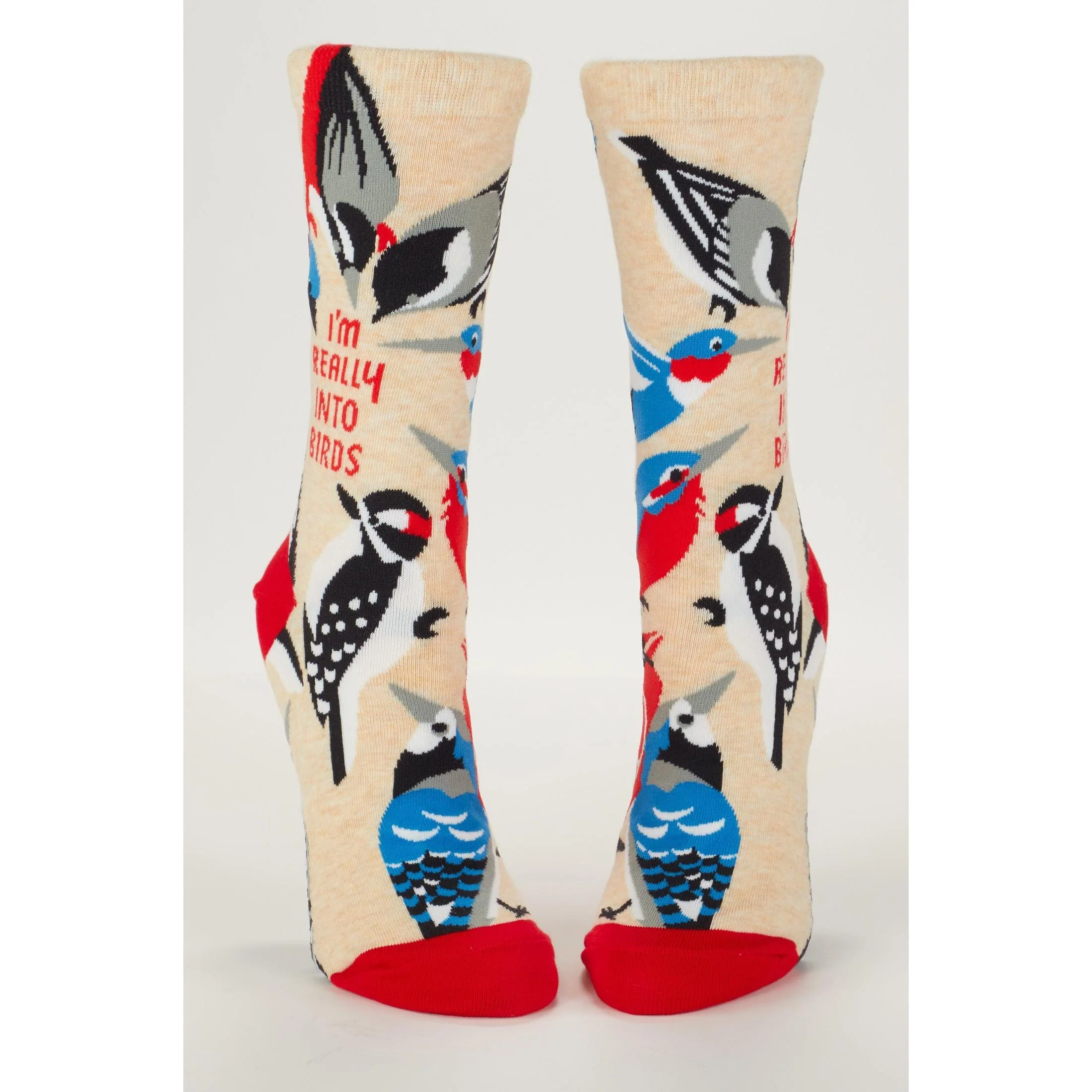 I'm Really Into Birds Women's Crew Socks | Novelty Funny Socks | BlueQ at GetBullish - Image 3
