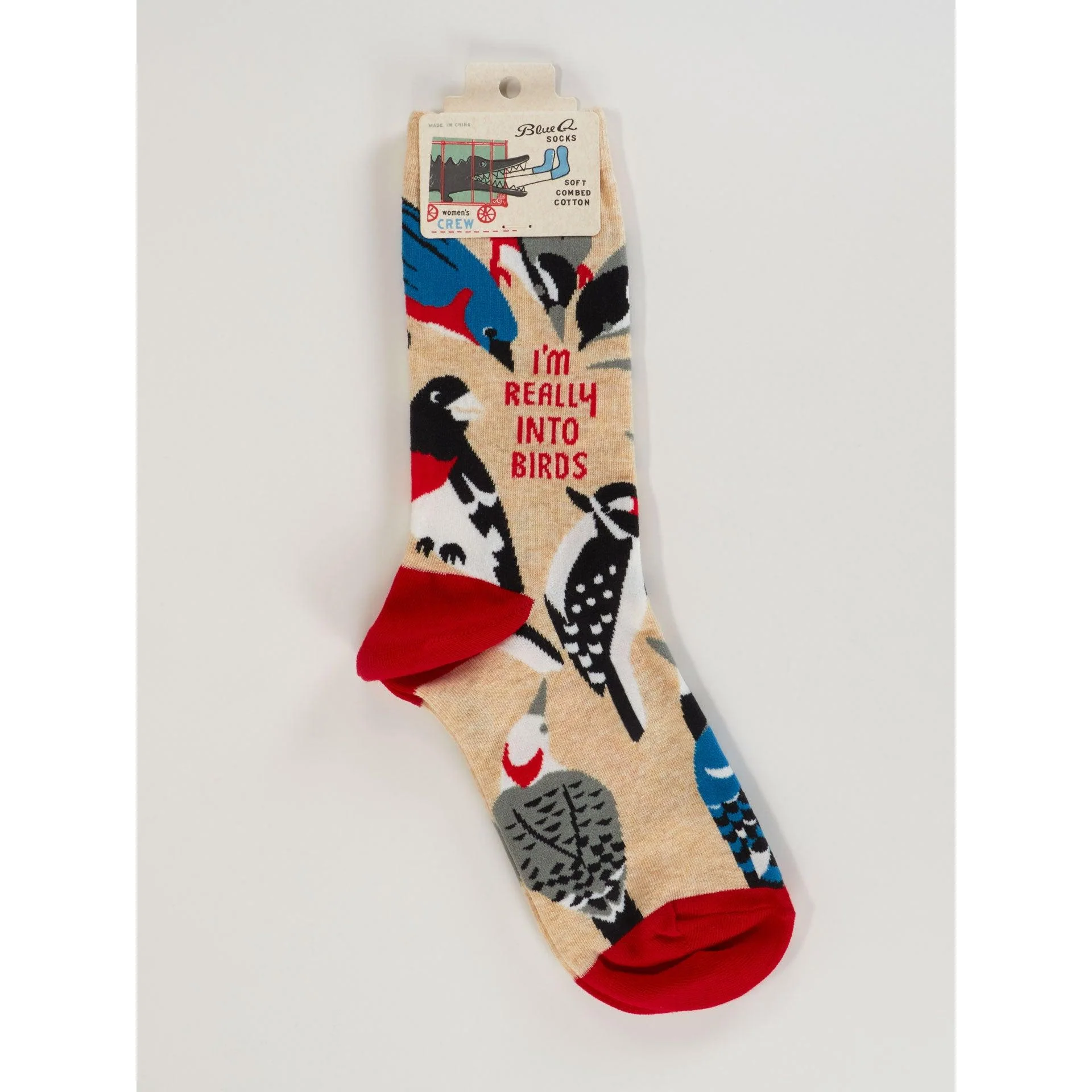 I'm Really Into Birds Women's Crew Socks | Novelty Funny Socks | BlueQ at GetBullish - Image 5