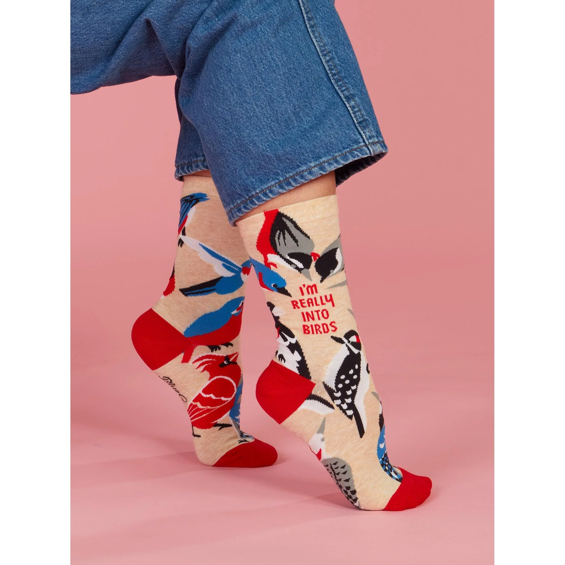 I'm Really Into Birds Women's Crew Socks | Novelty Funny Socks | BlueQ at GetBullish - Image 8